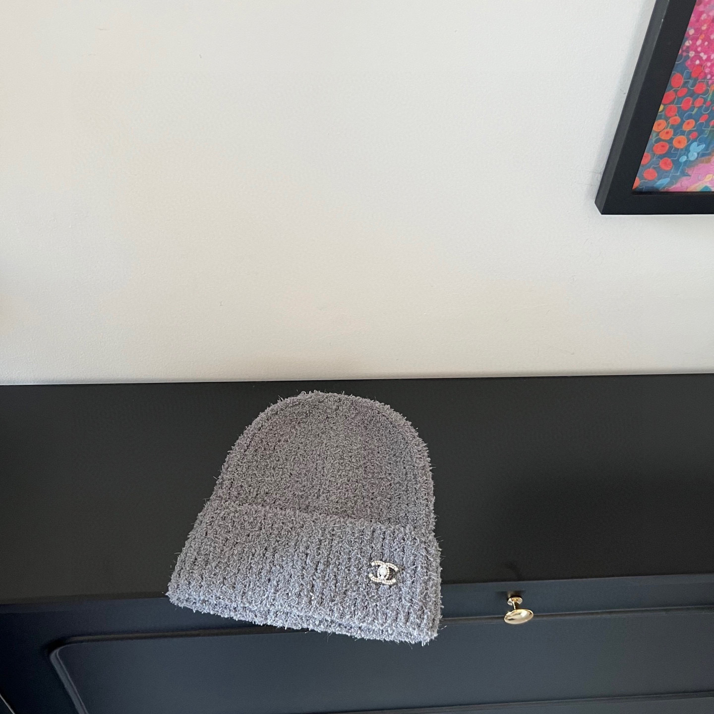 特💛配防尘袋。【Chanel香奈儿】2025新款亮丝小香风精致款针织毛线帽，时尚简约#保暖款