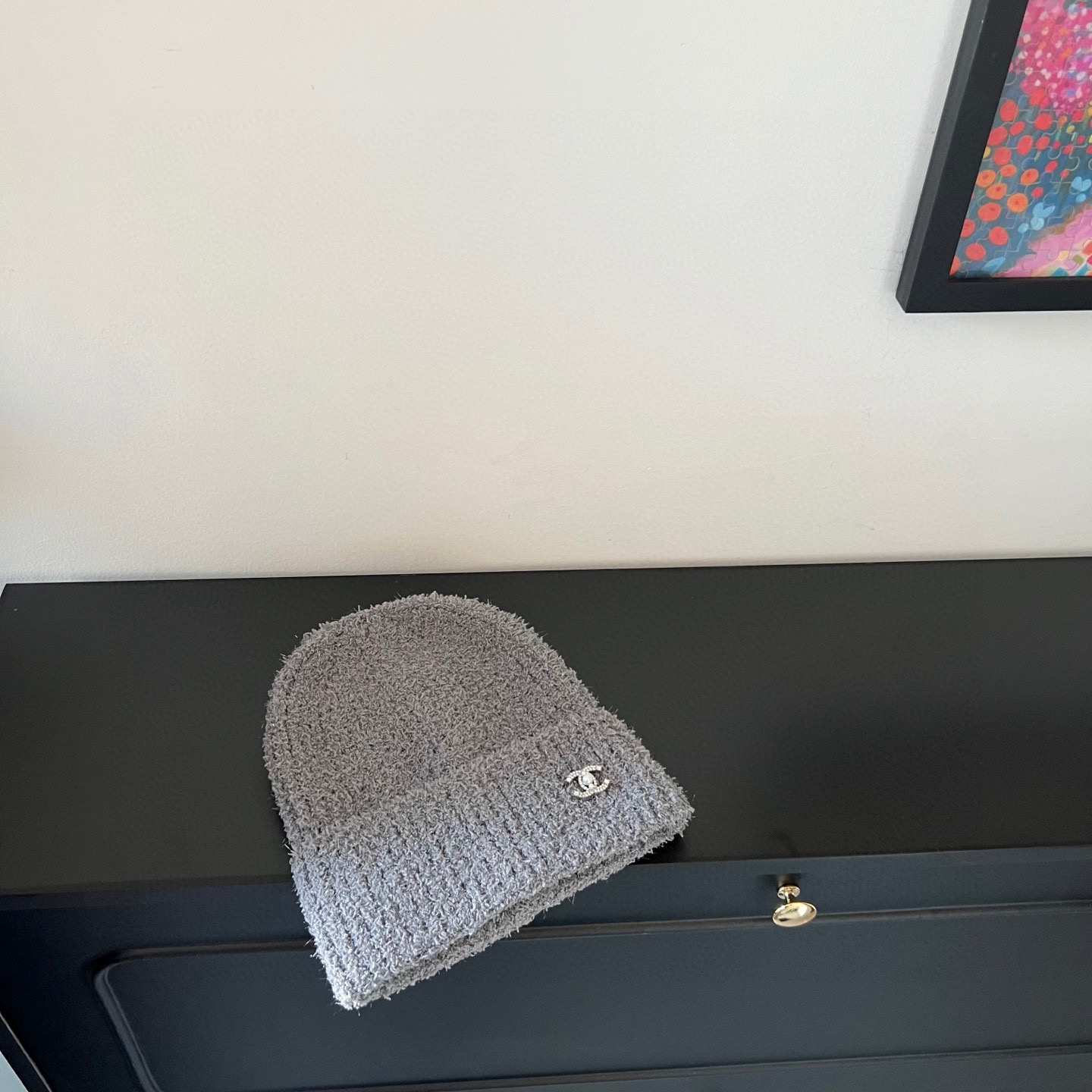 特💛配防尘袋。【Chanel香奈儿】2025新款亮丝小香风精致款针织毛线帽，时尚简约#保暖款