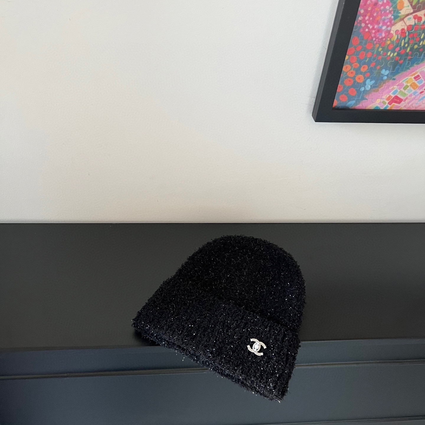 特💛配防尘袋。【Chanel香奈儿】2025新款亮丝小香风精致款针织毛线帽，时尚简约#保暖款