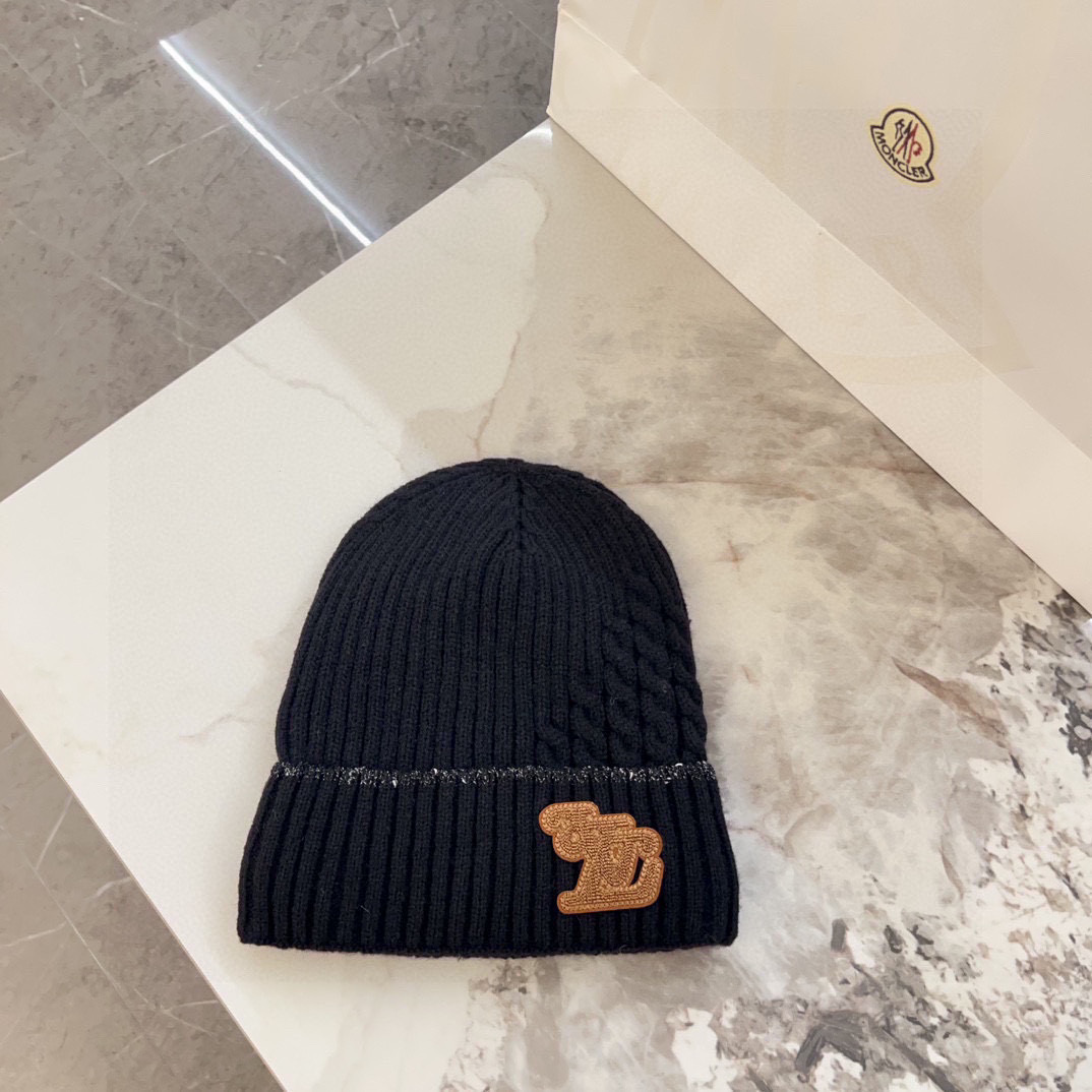 💛配防尘袋【LV路易威登】2025秋冬新款男女款针织毛线帽，大牌简约～秋冬穿搭必备