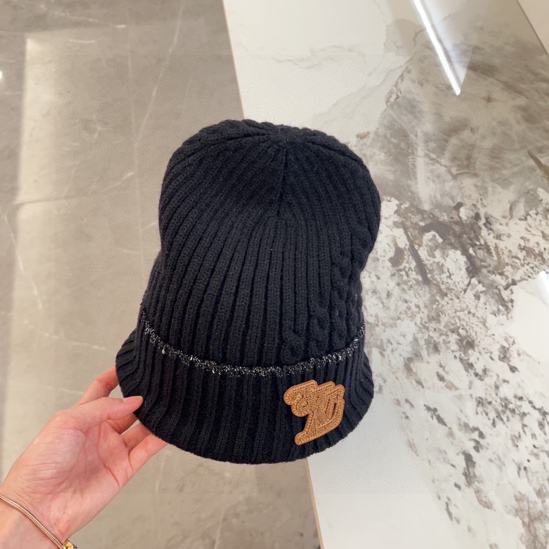 💛配防尘袋【LV路易威登】2025秋冬新款男女款针织毛线帽，大牌简约～秋冬穿搭必备