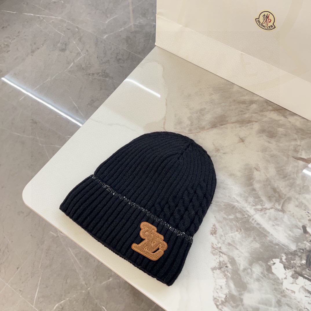 💛配防尘袋【LV路易威登】2025秋冬新款男女款针织毛线帽，大牌简约～秋冬穿搭必备