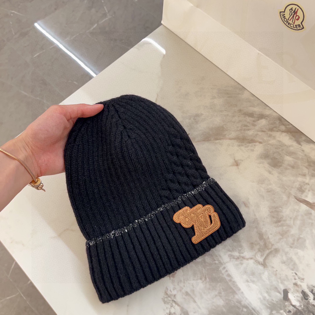 💛配防尘袋【LV路易威登】2025秋冬新款男女款针织毛线帽，大牌简约～秋冬穿搭必备