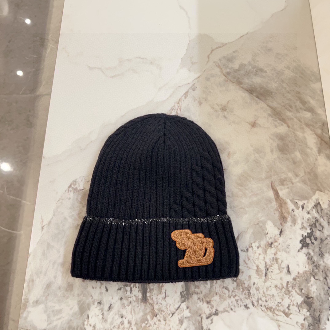 💛配防尘袋【LV路易威登】2025秋冬新款男女款针织毛线帽，大牌简约～秋冬穿搭必备