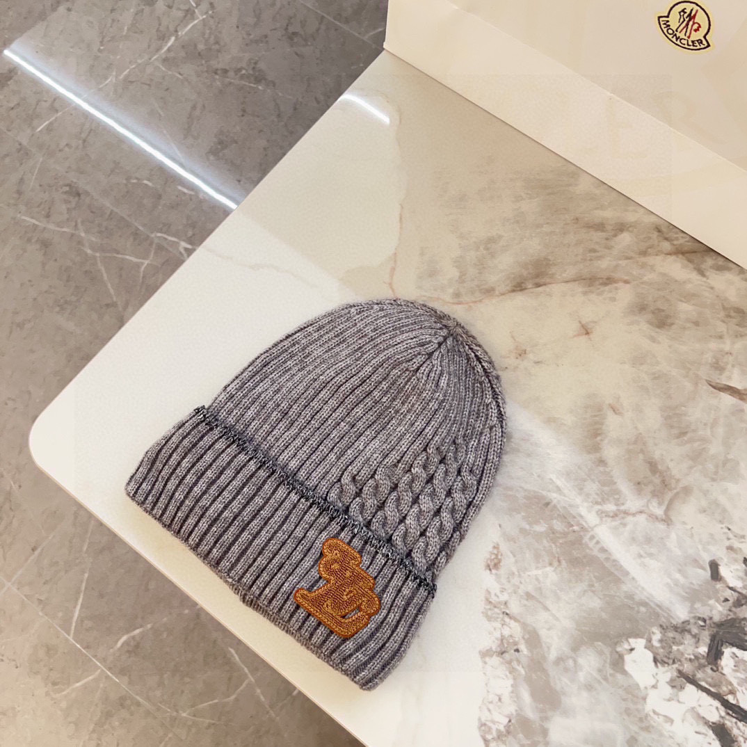 💛配防尘袋【LV路易威登】2025秋冬新款男女款针织毛线帽，大牌简约～秋冬穿搭必备