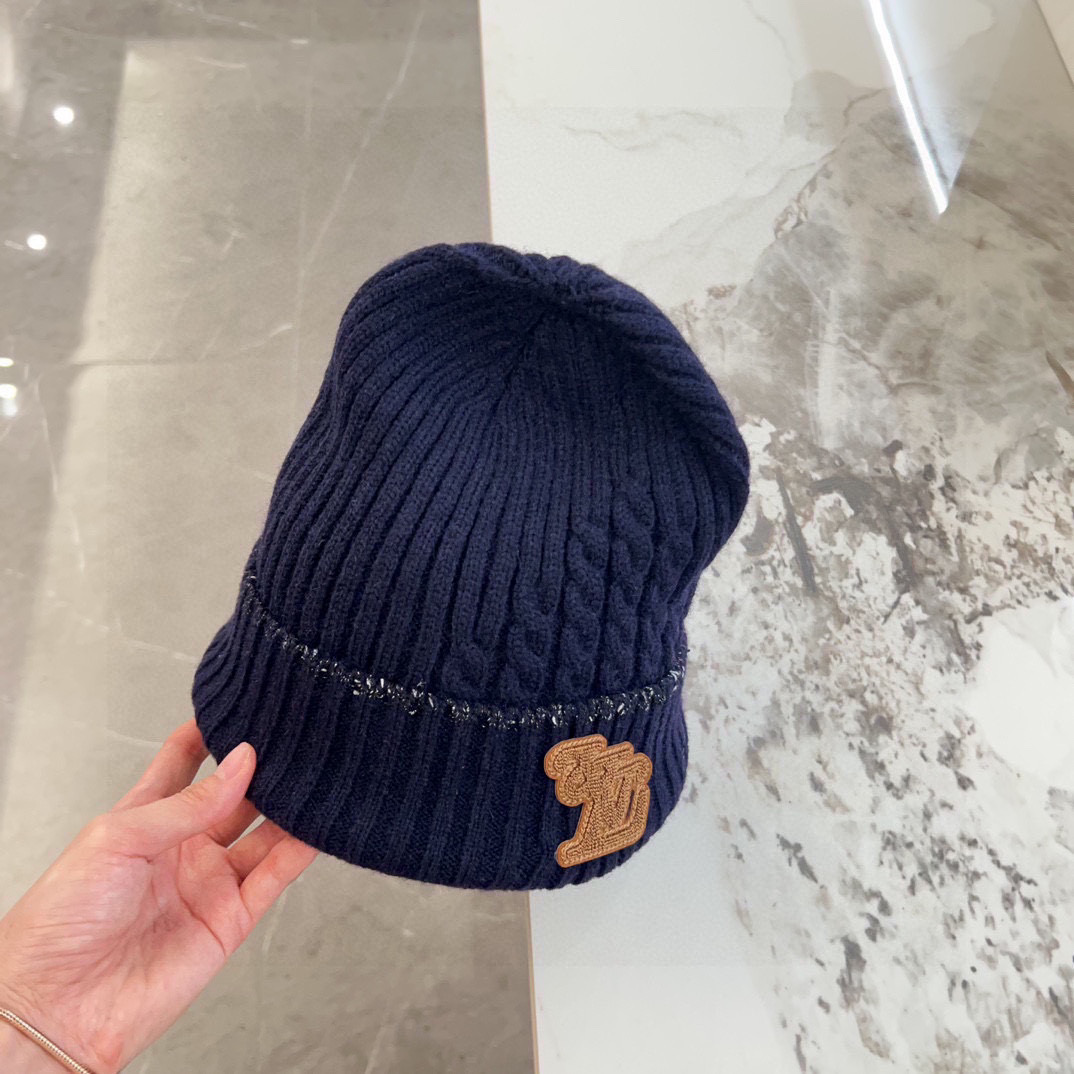 💛配防尘袋【LV路易威登】2025秋冬新款男女款针织毛线帽，大牌简约～秋冬穿搭必备