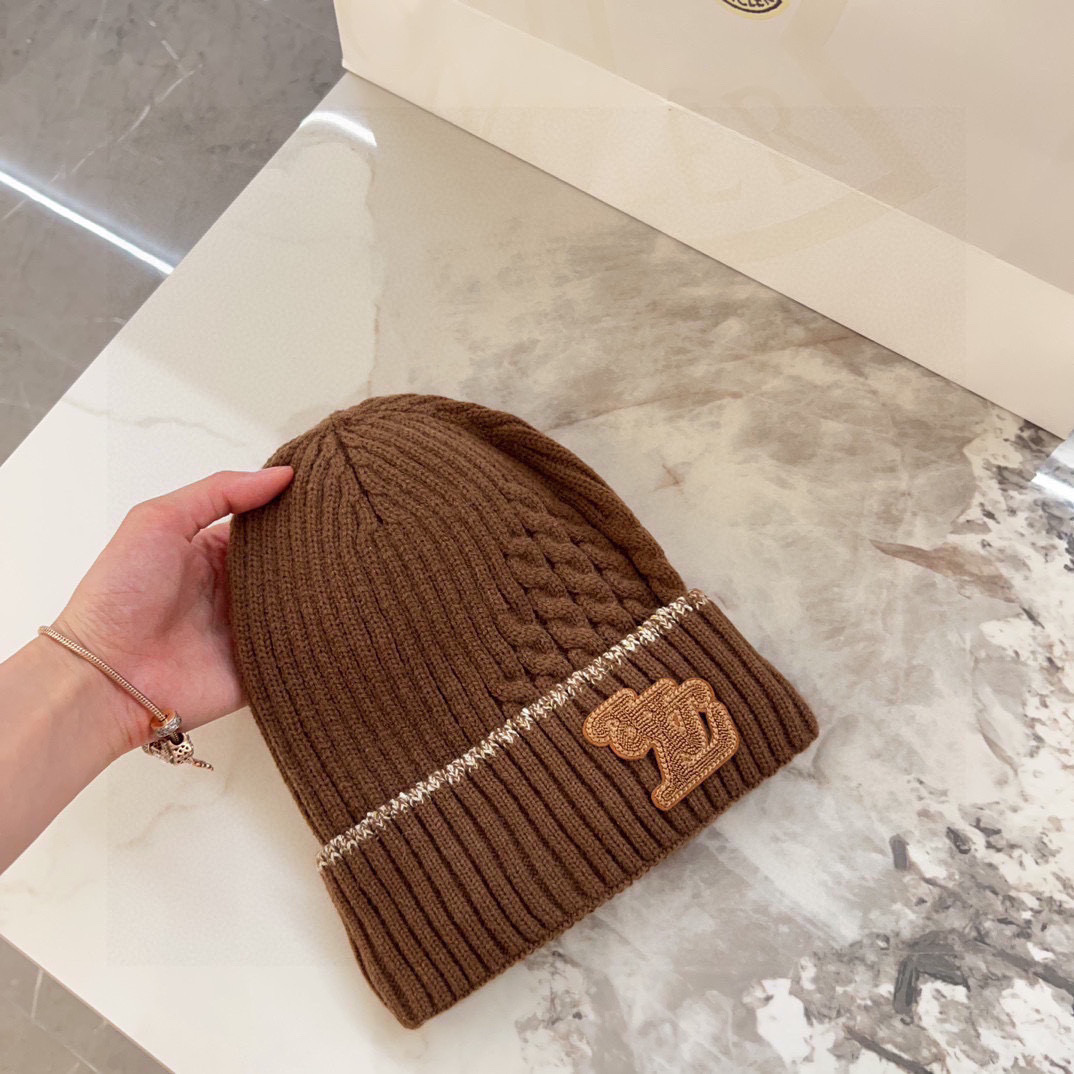 💛配防尘袋【LV路易威登】2025秋冬新款男女款针织毛线帽，大牌简约～秋冬穿搭必备