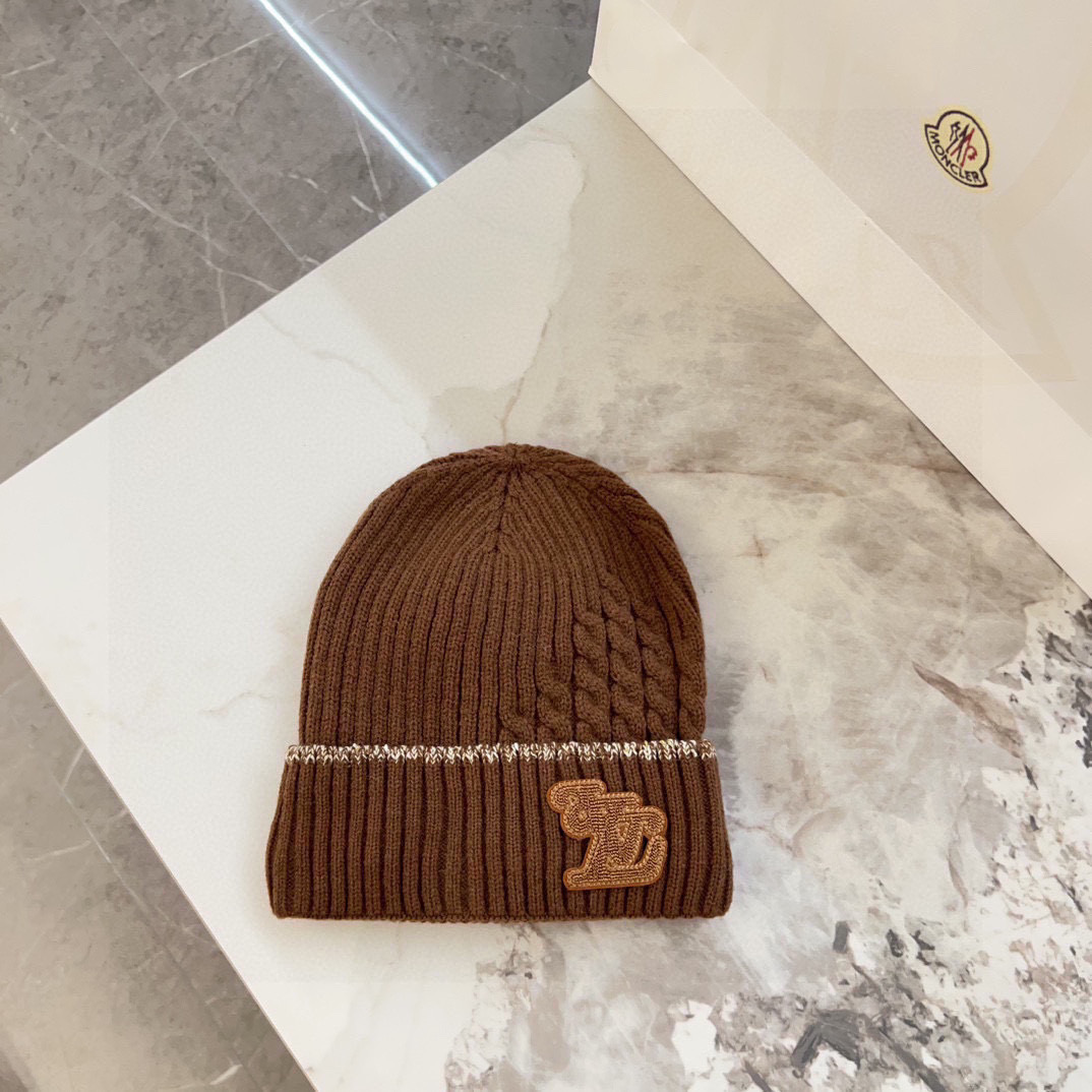 💛配防尘袋【LV路易威登】2025秋冬新款男女款针织毛线帽，大牌简约～秋冬穿搭必备