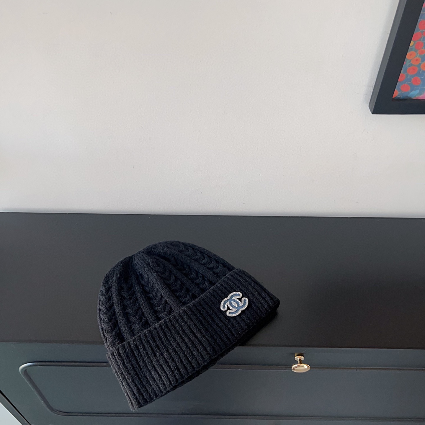 💛配防尘袋。【CHANEL香奈儿】2025新款小香风麻花针织毛线帽，独家新款～韩版针织单品