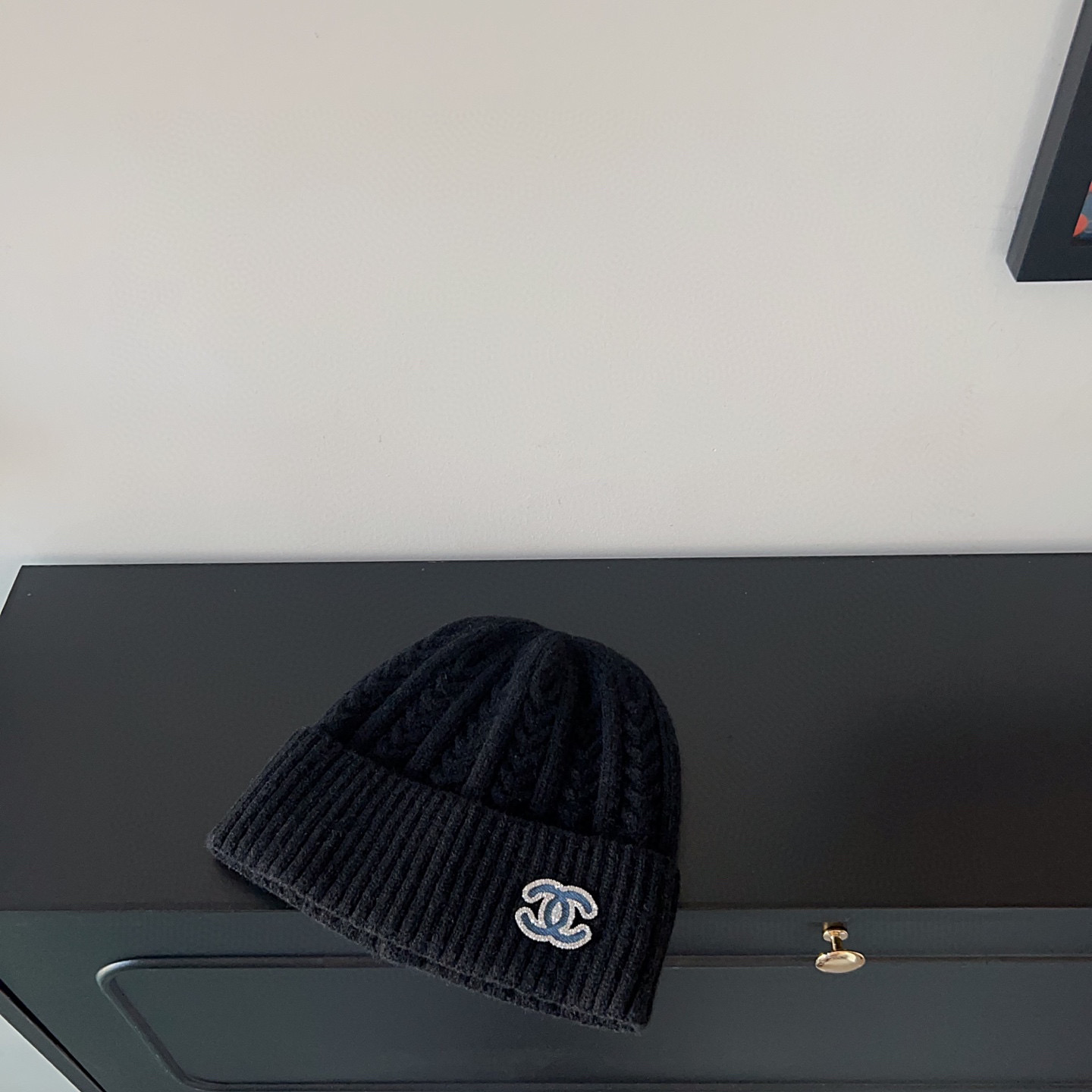 💛配防尘袋。【CHANEL香奈儿】2025新款小香风麻花针织毛线帽，独家新款～韩版针织单品