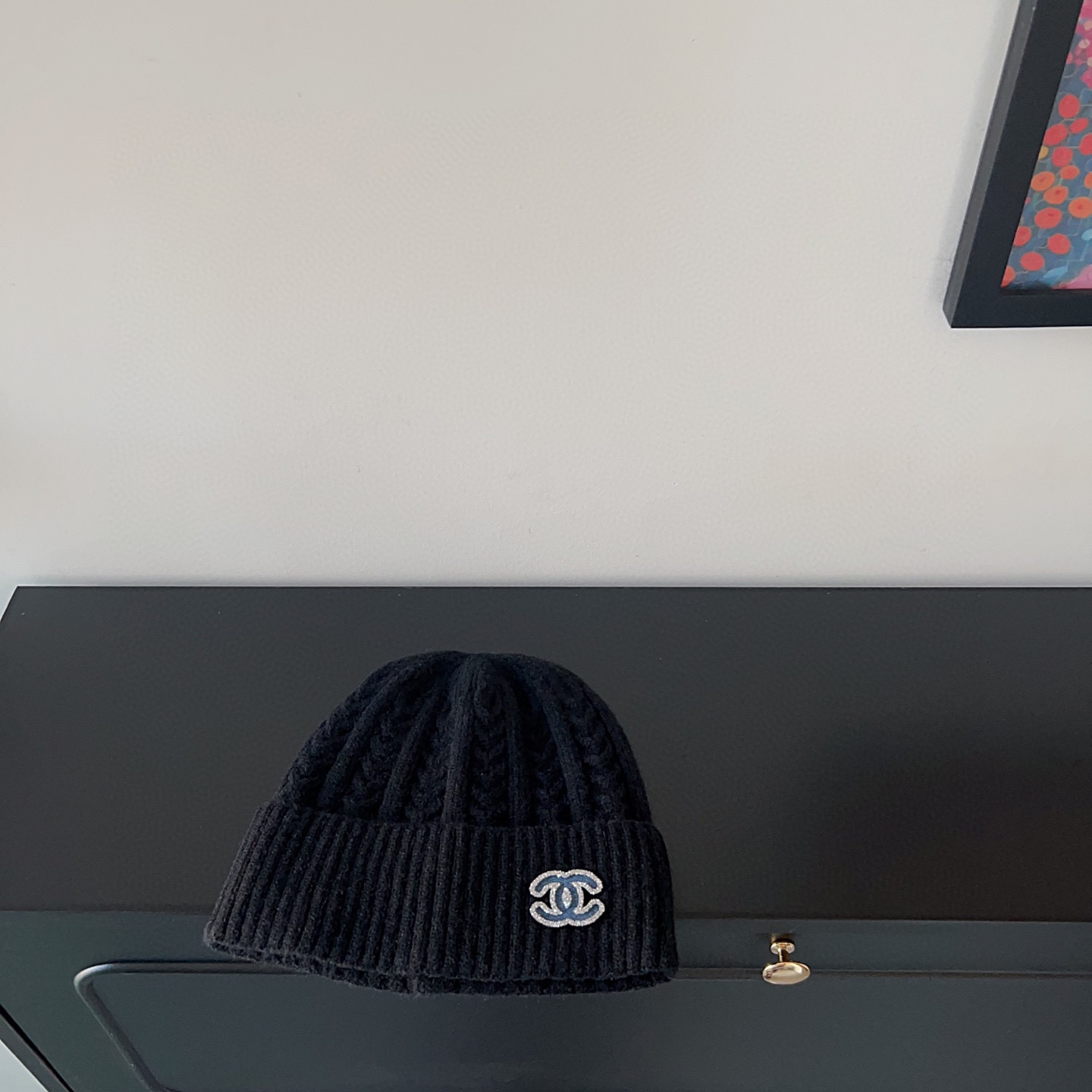 💛配防尘袋。【CHANEL香奈儿】2025新款小香风麻花针织毛线帽，独家新款～韩版针织单品