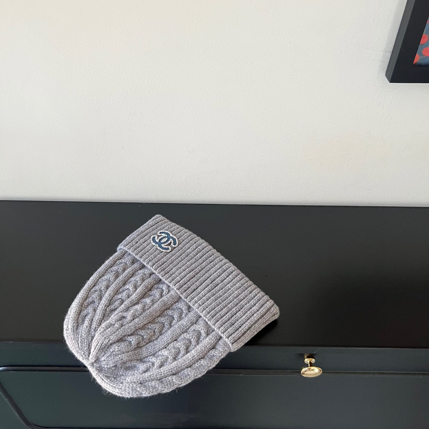 💛配防尘袋。【CHANEL香奈儿】2025新款小香风麻花针织毛线帽，独家新款～韩版针织单品