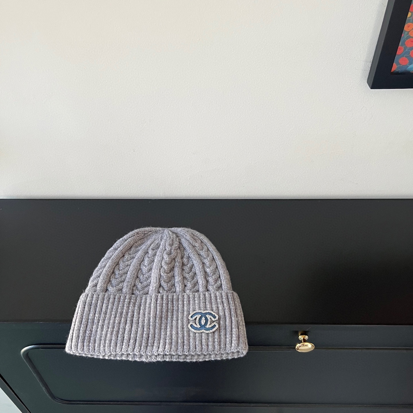 💛配防尘袋。【CHANEL香奈儿】2025新款小香风麻花针织毛线帽，独家新款～韩版针织单品