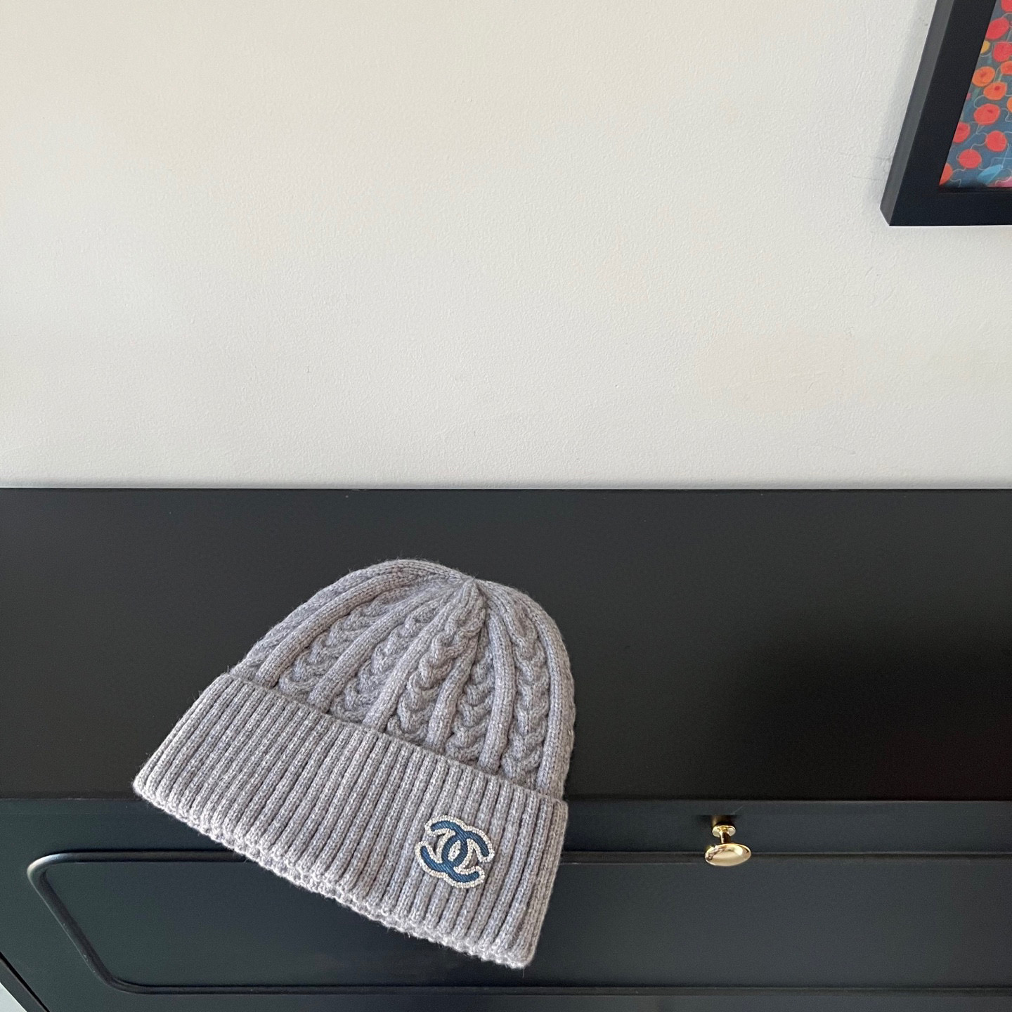 💛配防尘袋。【CHANEL香奈儿】2025新款小香风麻花针织毛线帽，独家新款～韩版针织单品