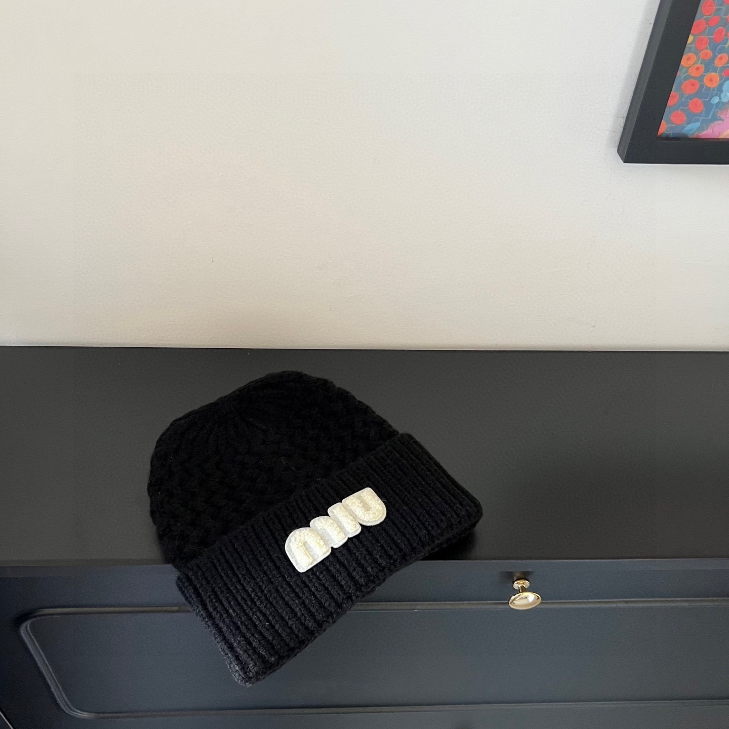 💛配防尘袋。【MIUMIU缪缪】2025新款麻花亮色搭配针织毛线帽，时尚简约#保暖款