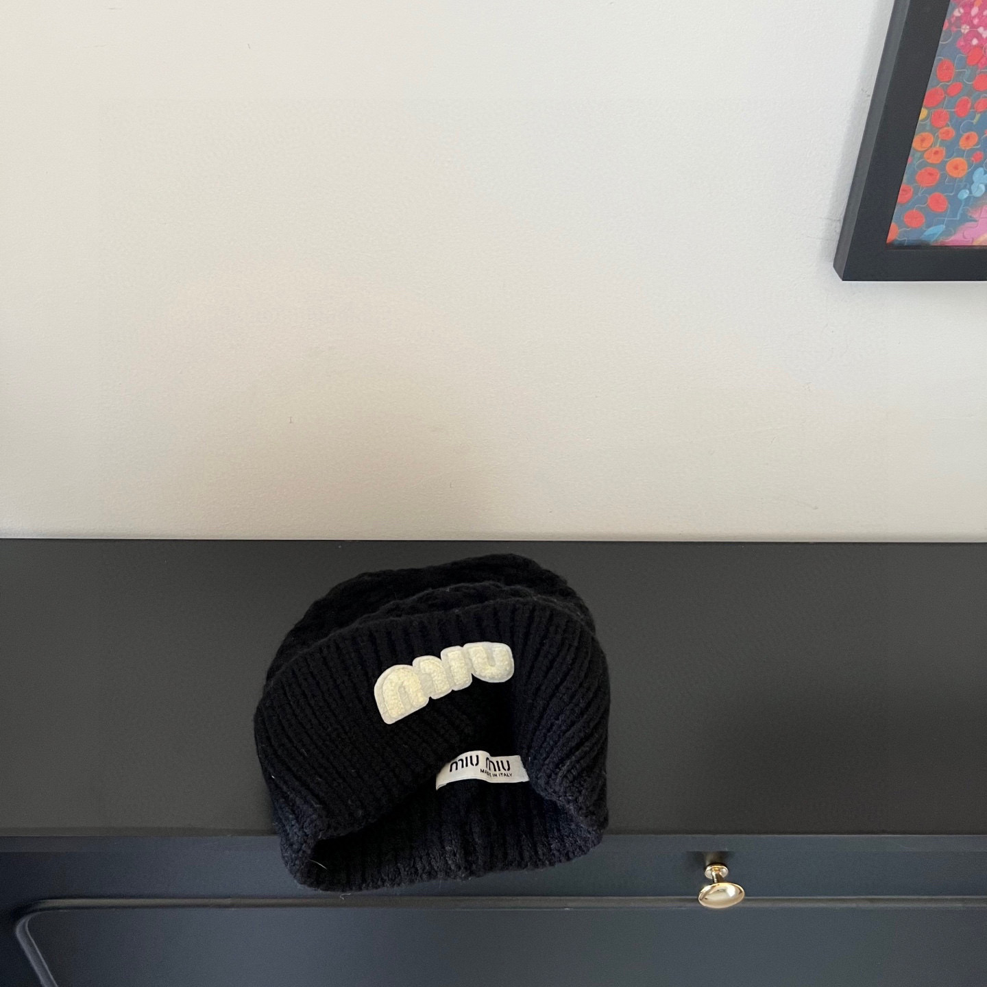 💛配防尘袋。【MIUMIU缪缪】2025新款麻花亮色搭配针织毛线帽，时尚简约#保暖款