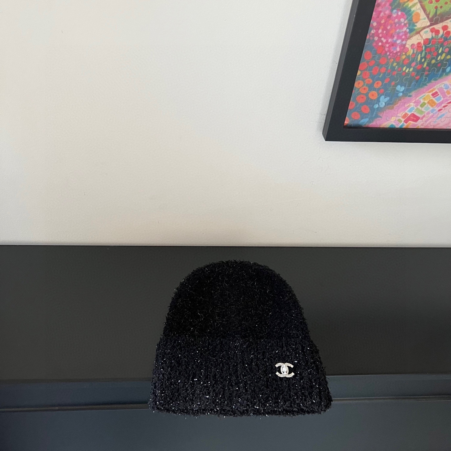 💛配防尘袋。【Chanel香奈儿】2025新款亮丝小香风精致款针织毛线帽，时尚简约#保暖款