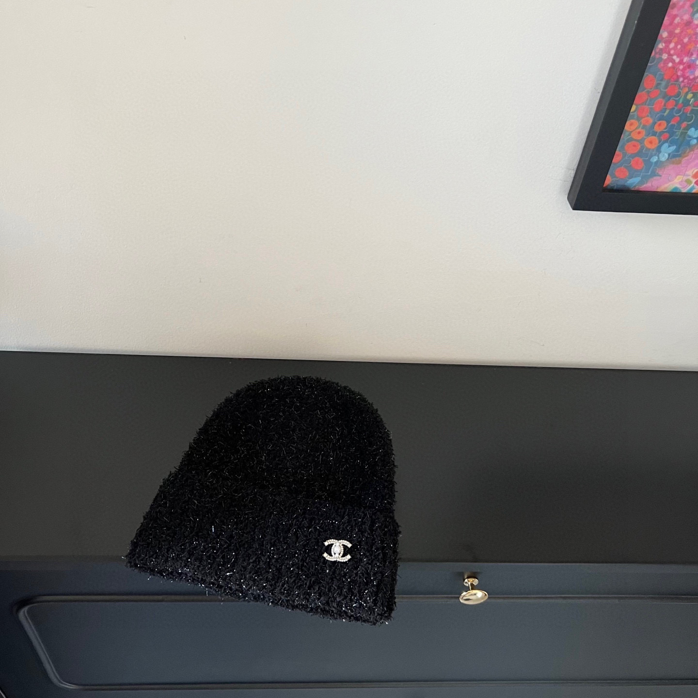 💛配防尘袋。【Chanel香奈儿】2025新款亮丝小香风精致款针织毛线帽，时尚简约#保暖款