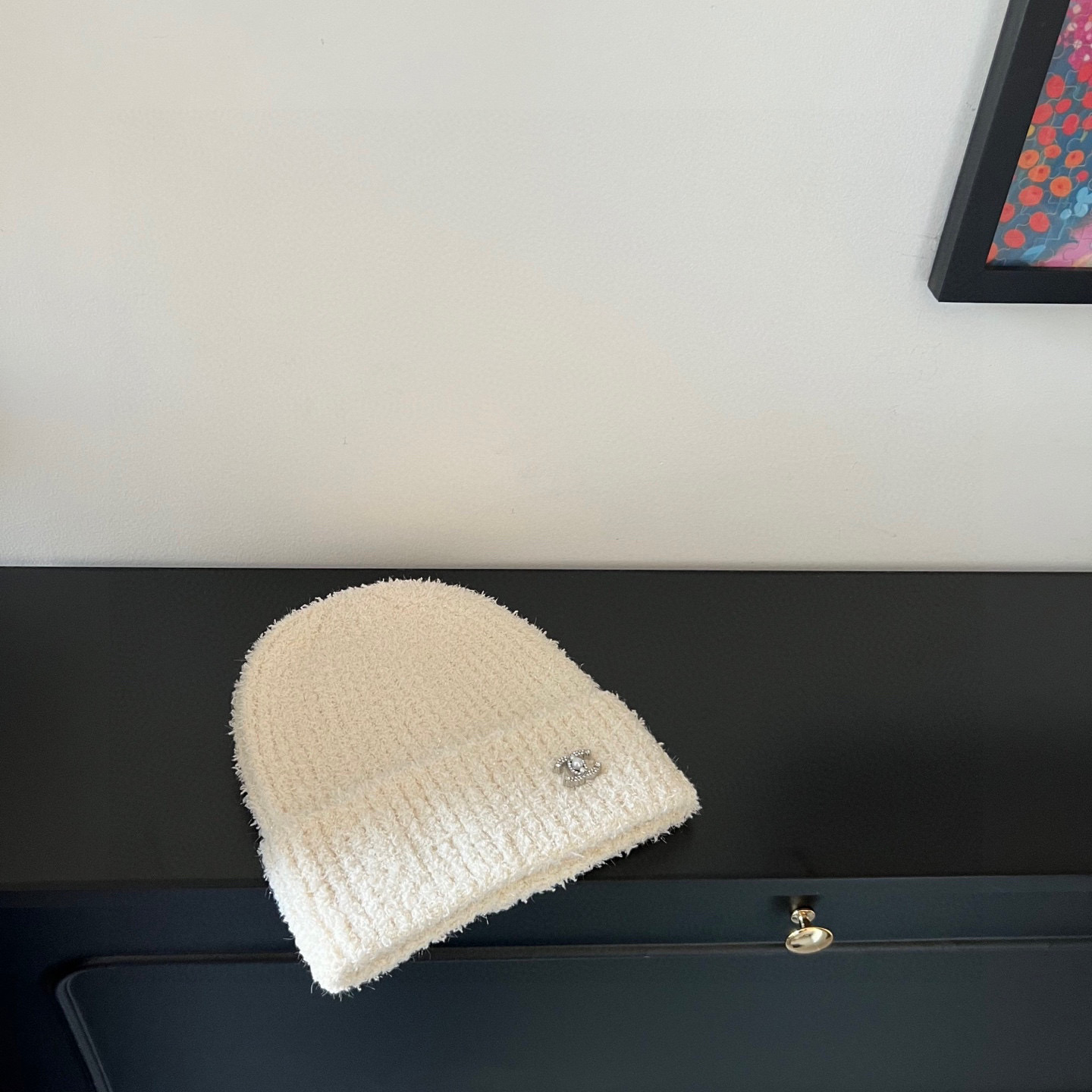 💛配防尘袋。【Chanel香奈儿】2025新款亮丝小香风精致款针织毛线帽，时尚简约#保暖款