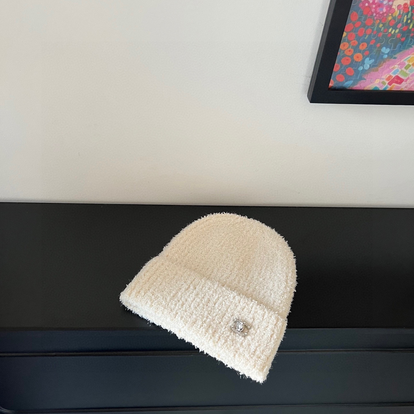 💛配防尘袋。【Chanel香奈儿】2025新款亮丝小香风精致款针织毛线帽，时尚简约#保暖款