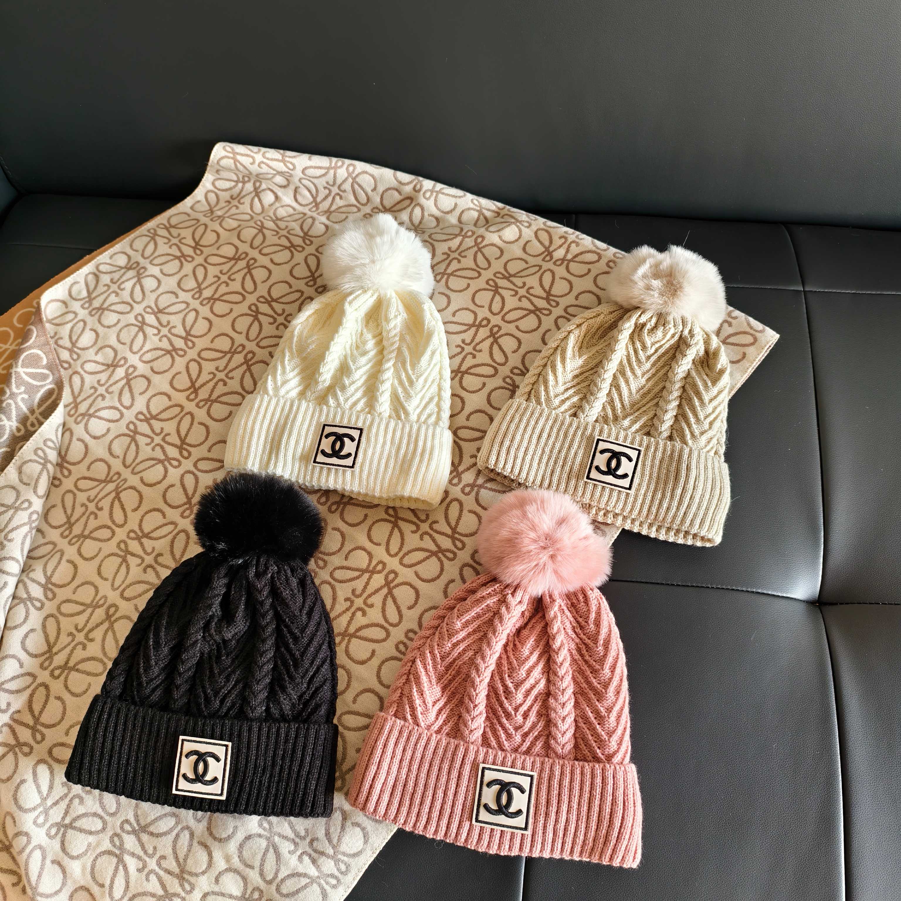 💛配防尘袋 【chanel香奈儿】2025秋冬新款加绒小香风毛线帽#非常有质感的一款～复古风