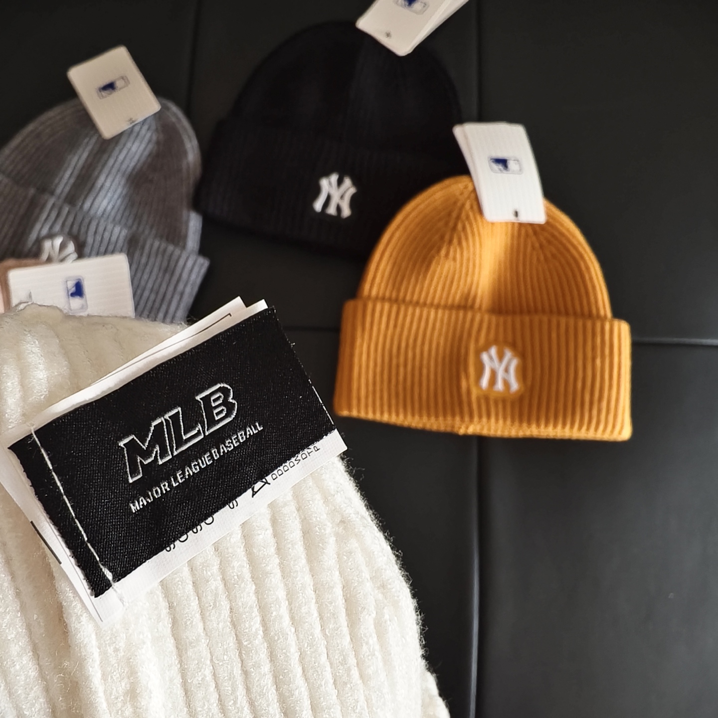 💛配防尘袋。【MLB】2025新款大牌针织毛线帽，时尚简约#保暖款