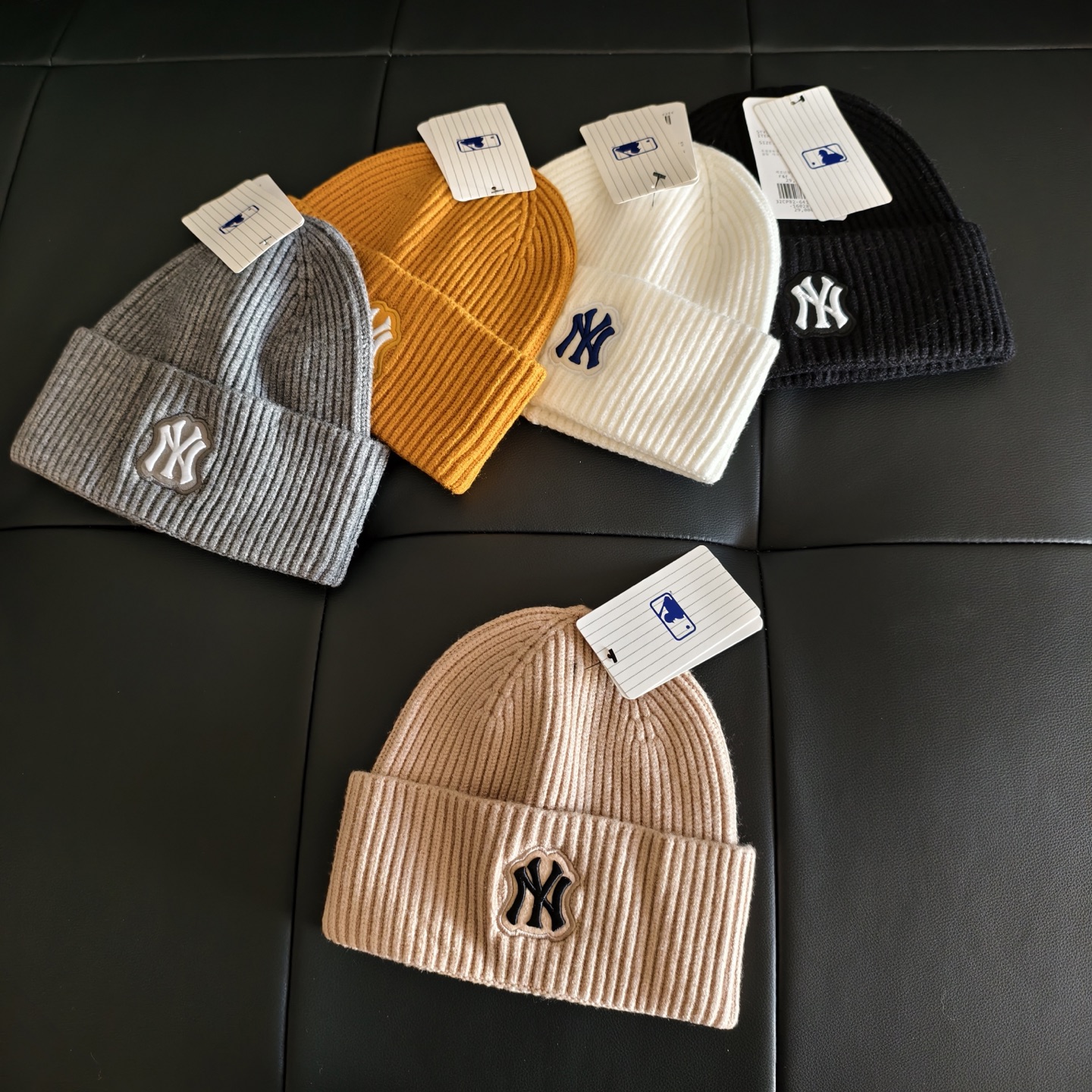 💛配防尘袋。【MLB】2025新款大牌针织毛线帽，时尚简约#保暖款