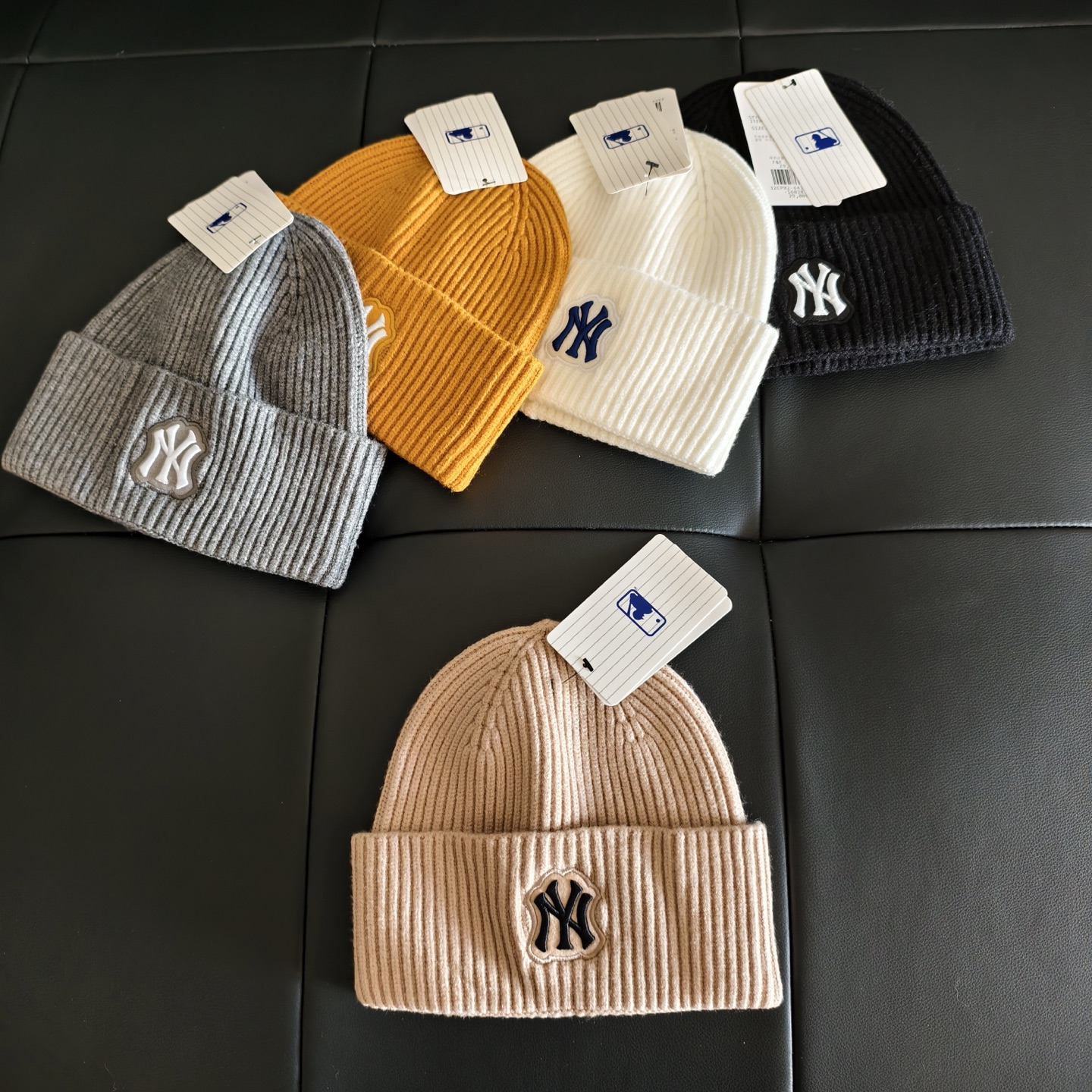 💛配防尘袋。【MLB】2025新款大牌针织毛线帽，时尚简约#保暖款