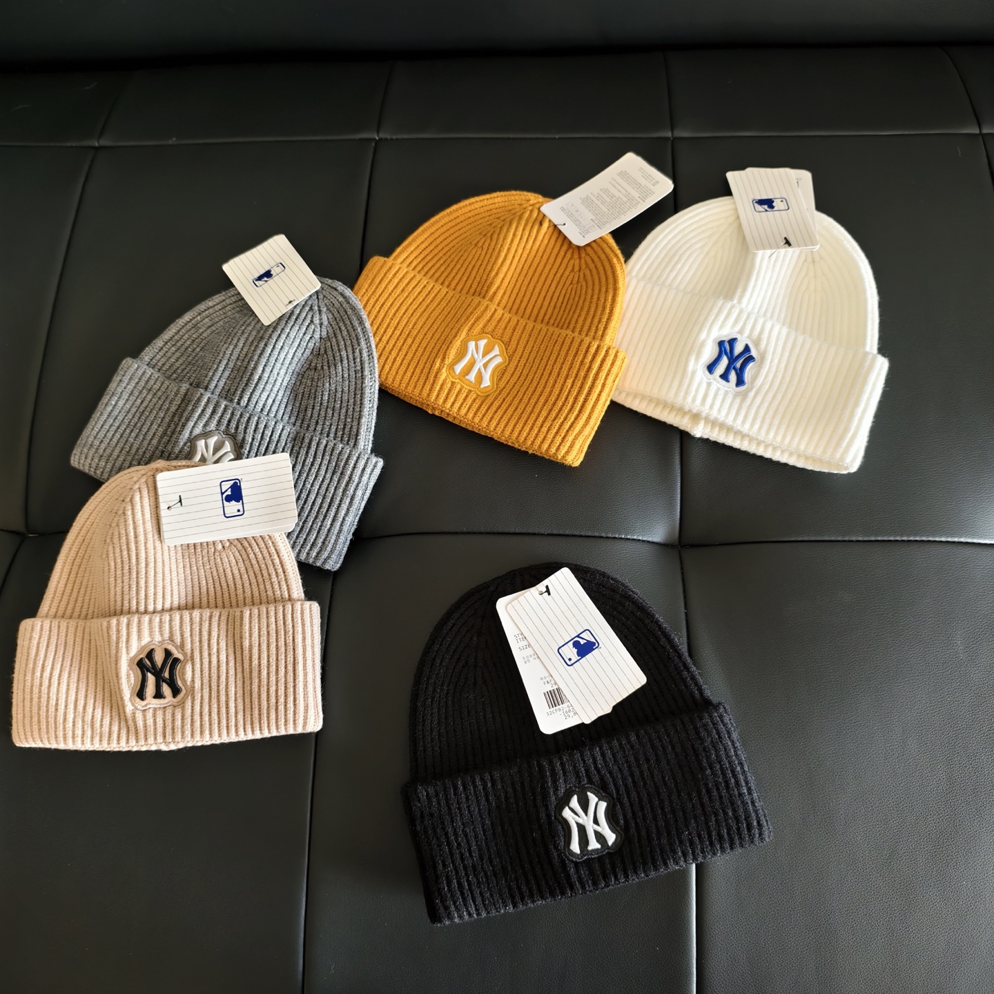 💛配防尘袋。【MLB】2025新款大牌针织毛线帽，时尚简约#保暖款