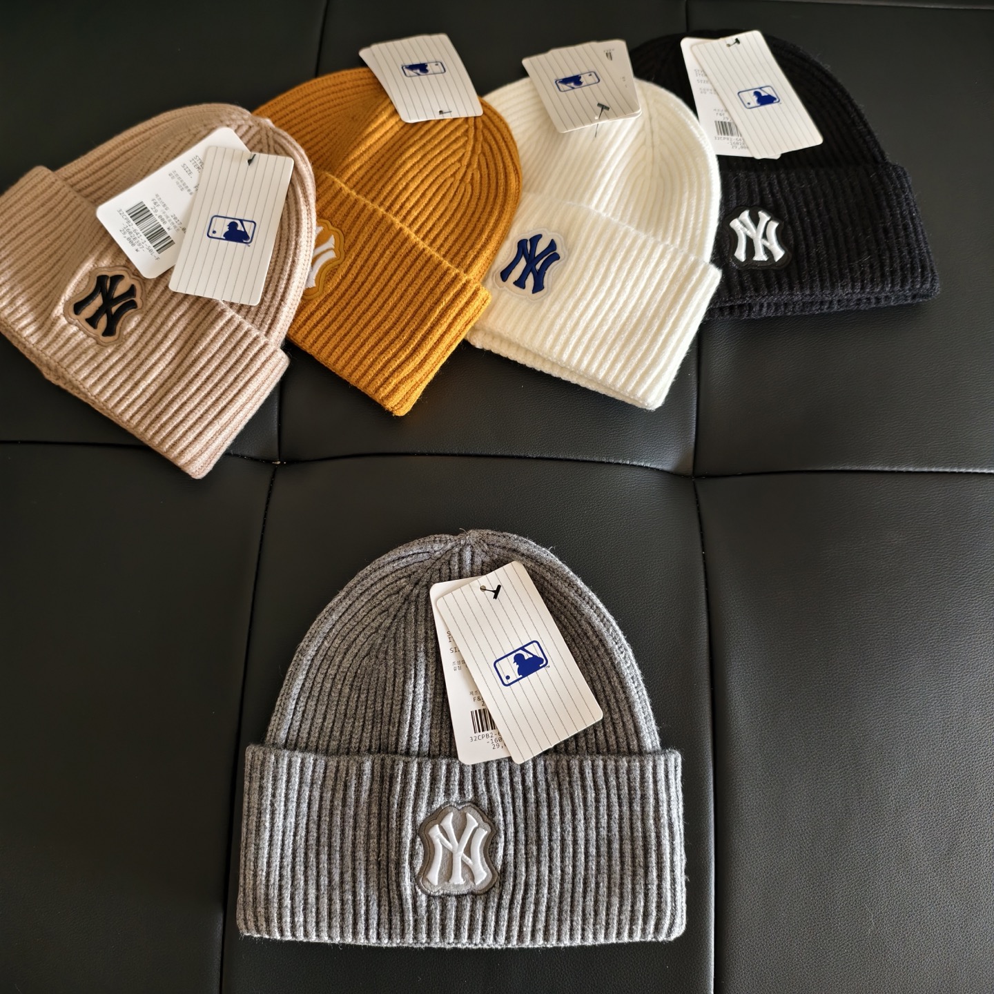 💛配防尘袋。【MLB】2025新款大牌针织毛线帽，时尚简约#保暖款