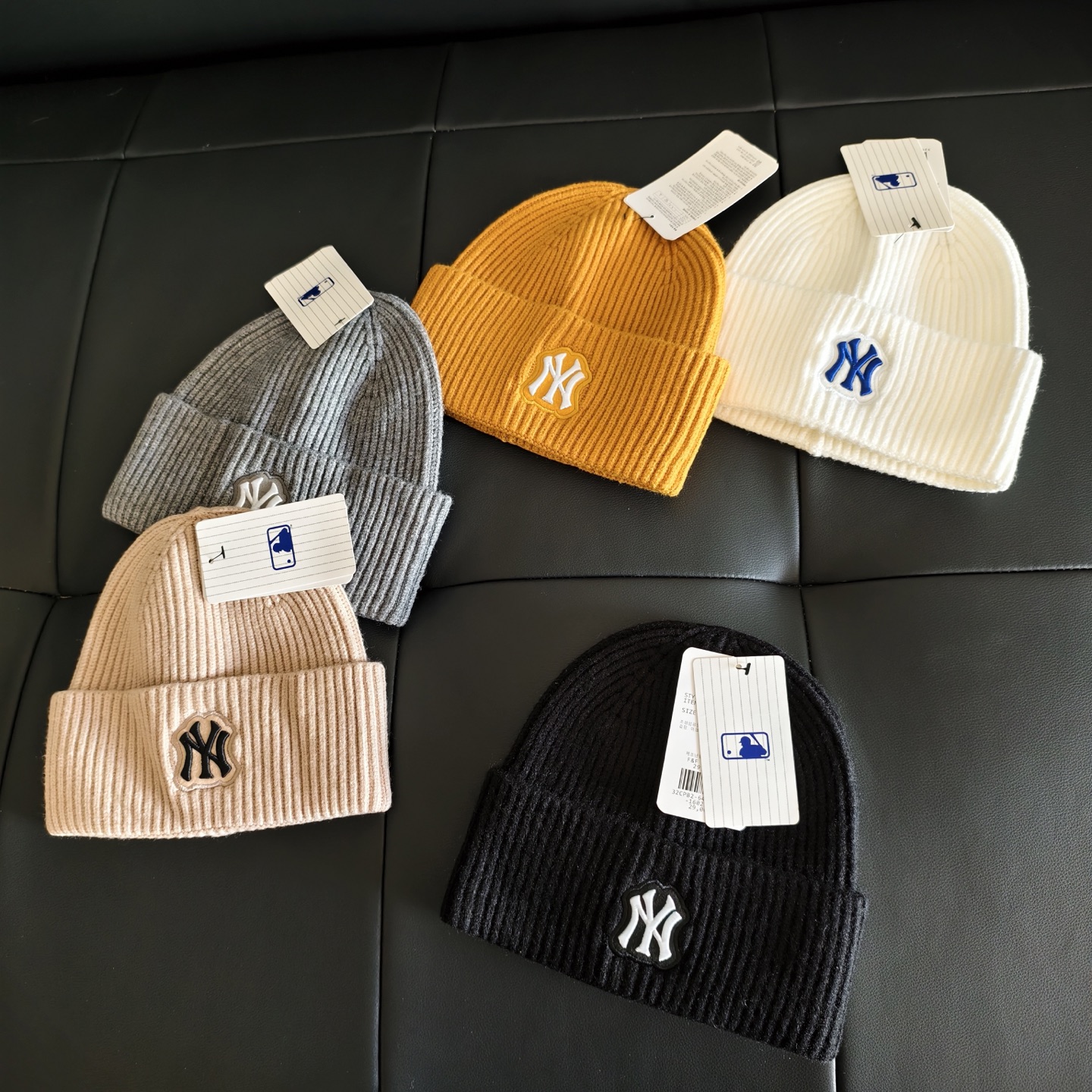 💛配防尘袋。【MLB】2025新款大牌针织毛线帽，时尚简约#保暖款