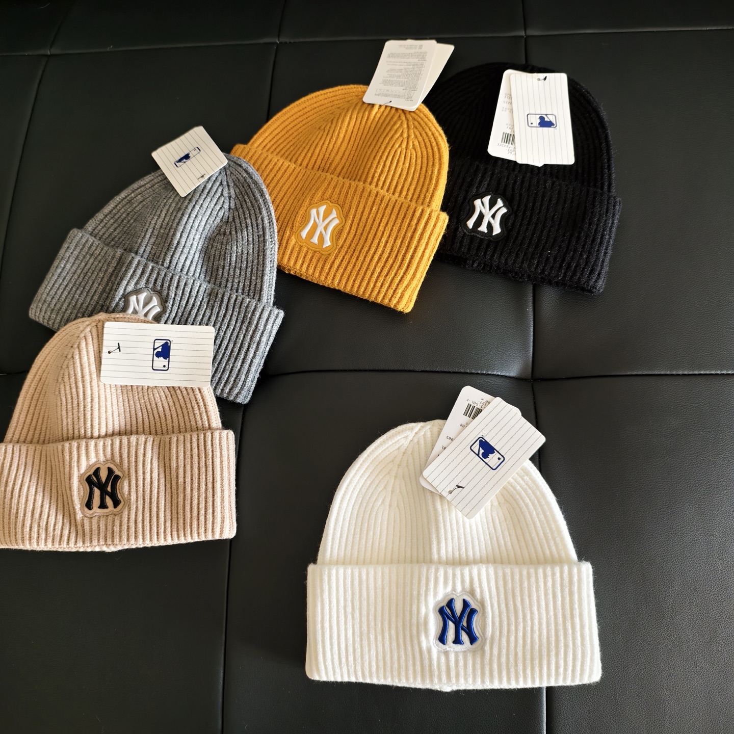 💛配防尘袋。【MLB】2025新款大牌针织毛线帽，时尚简约#保暖款