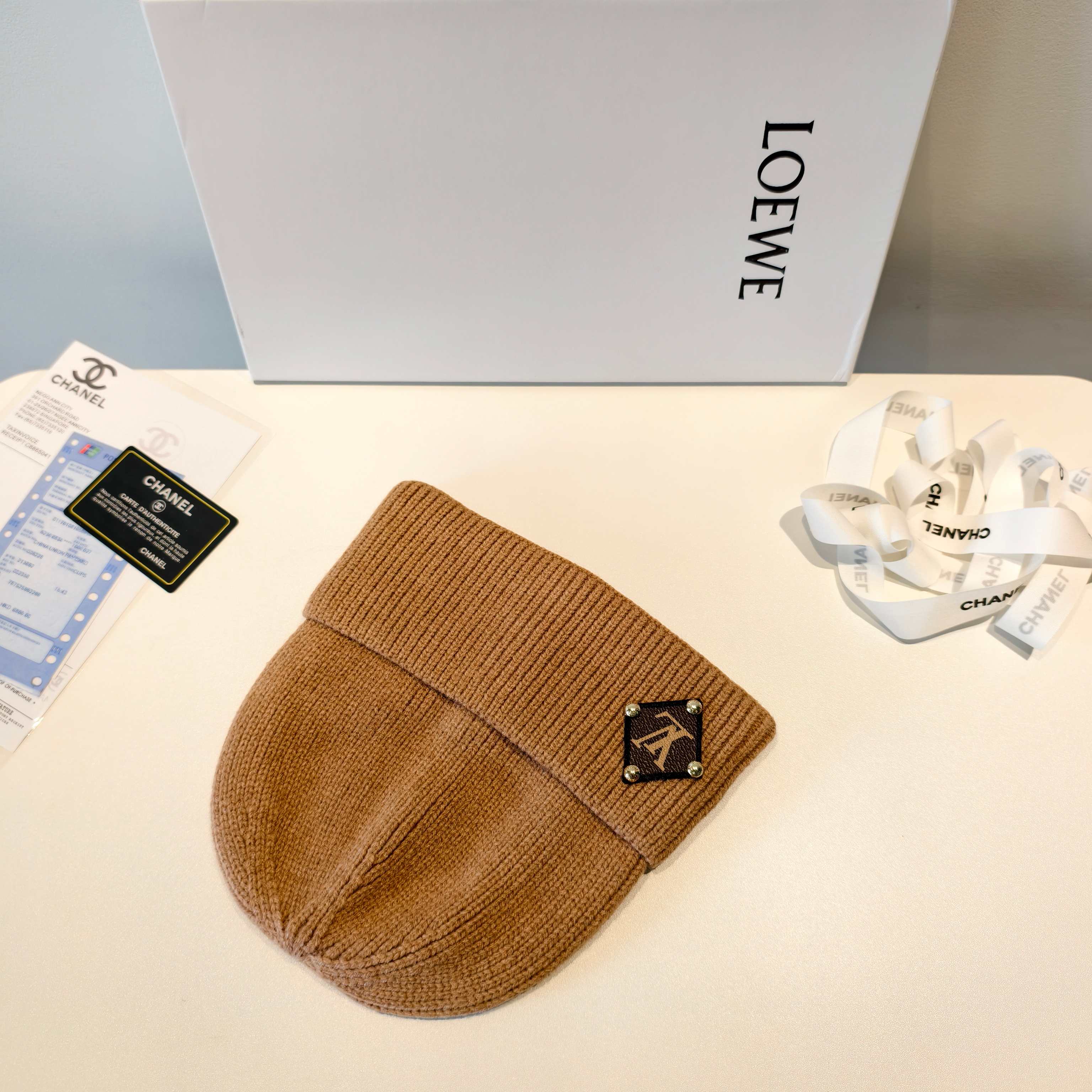 💛配防尘袋【lv路易威登】2025秋冬新款男女款针织毛线帽，大牌简约～秋冬穿搭必备