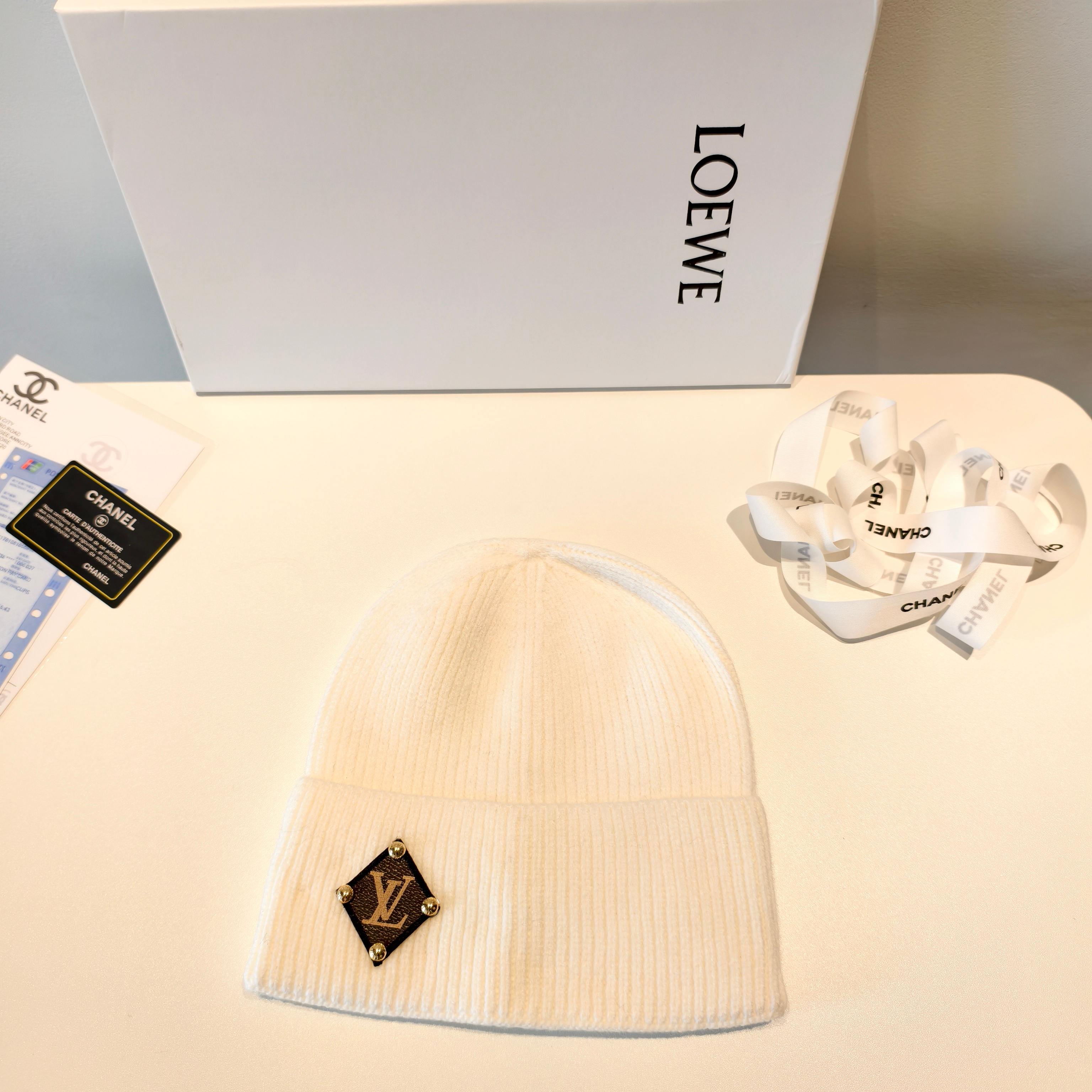 💛配防尘袋【lv路易威登】2025秋冬新款男女款针织毛线帽，大牌简约～秋冬穿搭必备