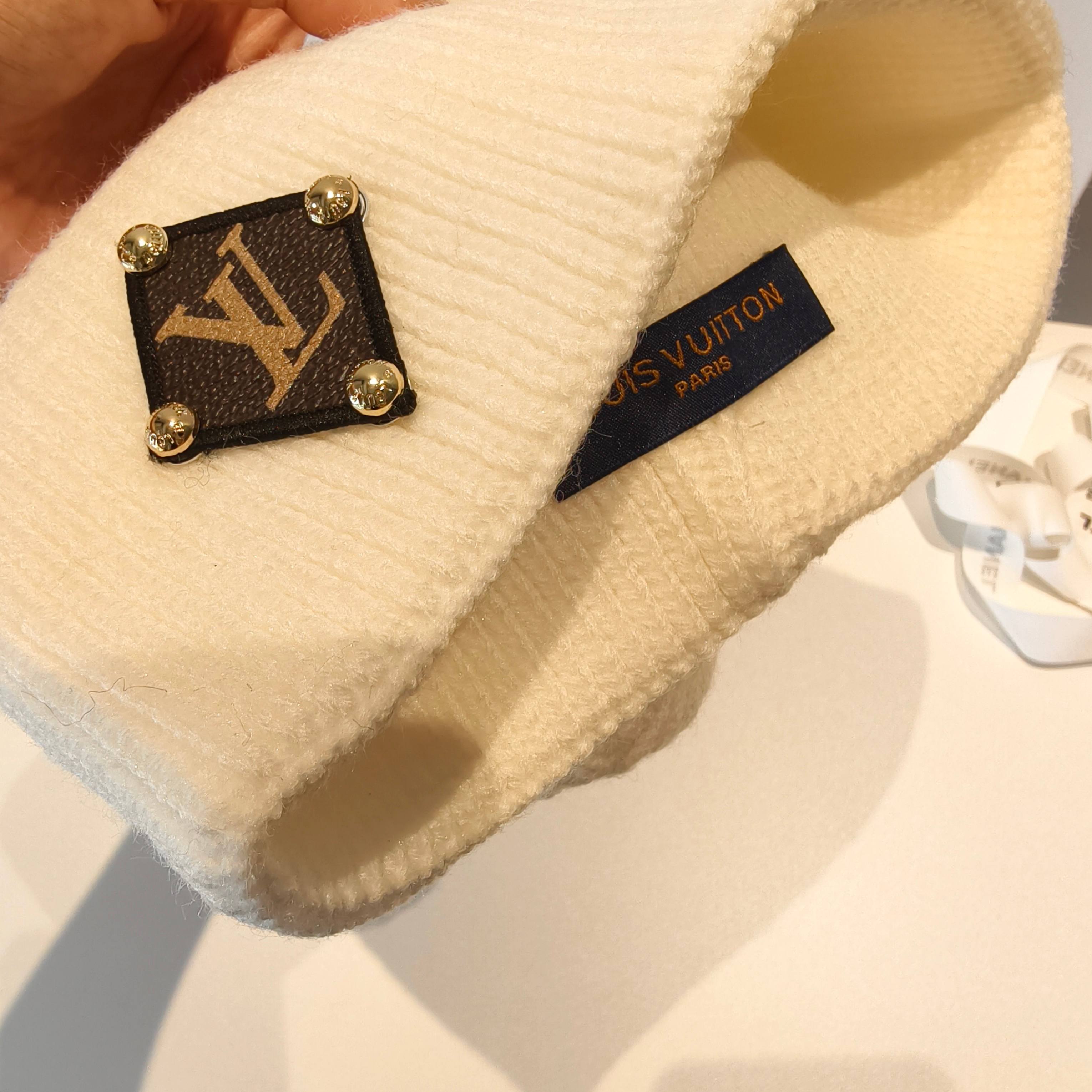 💛配防尘袋【lv路易威登】2025秋冬新款男女款针织毛线帽，大牌简约～秋冬穿搭必备