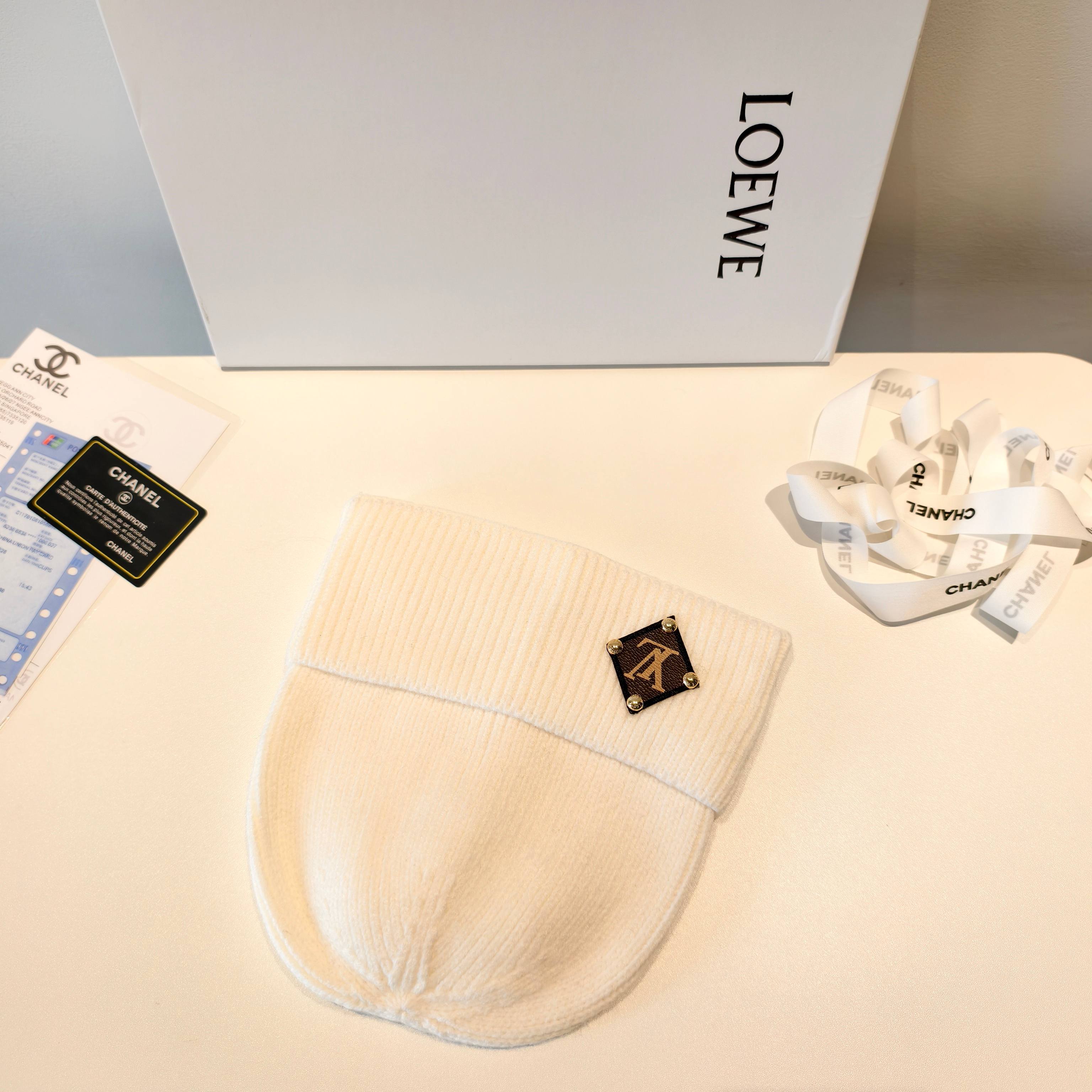 💛配防尘袋【lv路易威登】2025秋冬新款男女款针织毛线帽，大牌简约～秋冬穿搭必备