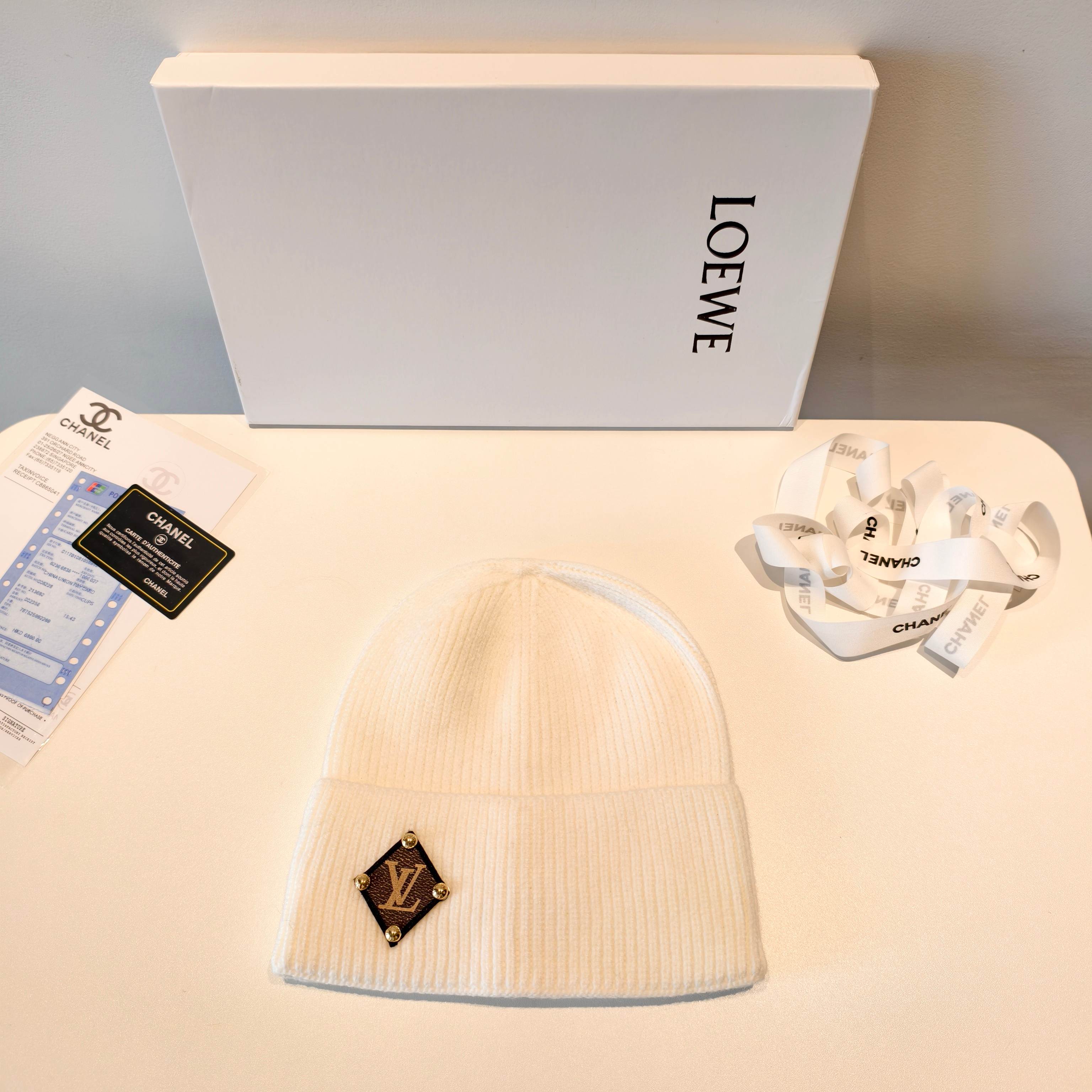 💛配防尘袋【lv路易威登】2025秋冬新款男女款针织毛线帽，大牌简约～秋冬穿搭必备