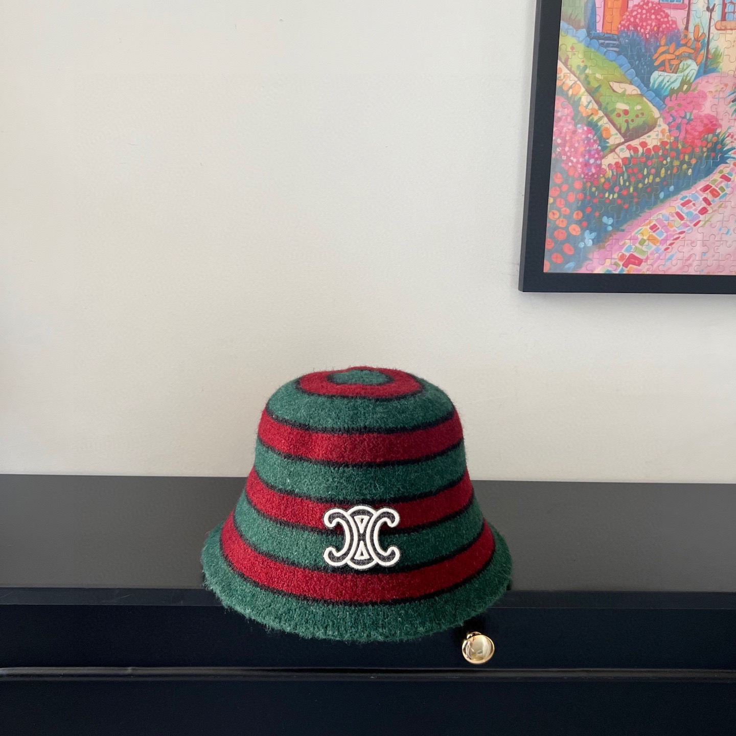 NO:643599,Specially equipped with dust bag [Celine] 2025 autumn and winter new cashmere striped color-blocked bucket hat. Unique design ~ a retro literary hat bucket hat baseball cap knitted hat, hat, celine, celine, espadrilles, hats19860909特配防尘袋【Celine赛琳】2025秋冬新款羊绒条纹拼色渔夫帽 独特设计～复古文艺的一款帽子渔夫帽棒球帽针织帽,帽子,celine,celine,espadrilles,hats,hat