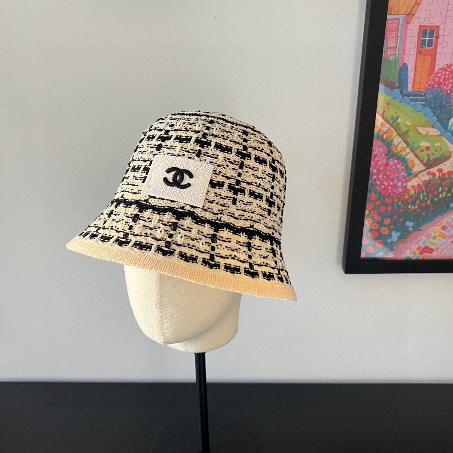 NO:742640,Specially equipped with dust bag [CHANEL Chanel] 2026 new plaid simple bucket hat unique design ~ sun protection and versatile hat straw hat bucket hat baseball cap, hat, chanel, chanel, espadrilles, hats19860909特配防尘袋【CHANEL香奈儿】2026新款格纹简约渔夫帽桶帽 独特设计～防晒百搭的一款帽子草帽渔夫帽棒球帽,帽子,chanel,chanel,espadrilles,hats,hat