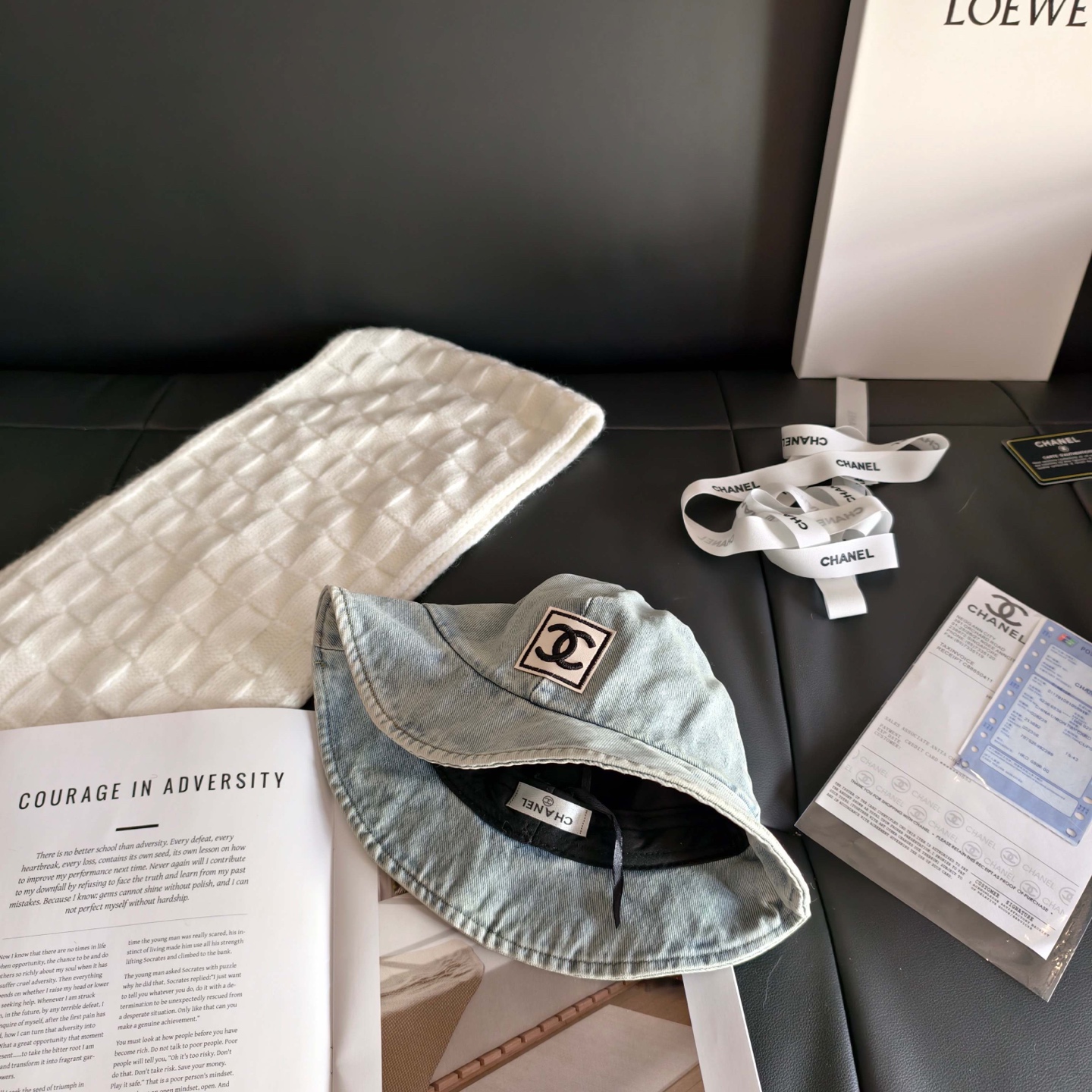 💛配防尘袋【Chanel香奈儿】2026新款不规则圆顶小香风渔夫帽，🔆百搭日常款～休闲出街#