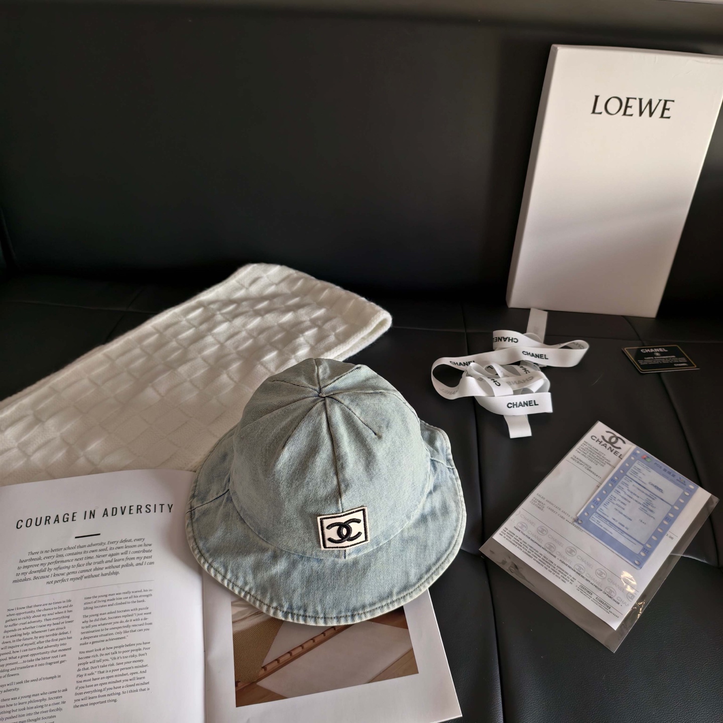 💛配防尘袋【Chanel香奈儿】2026新款不规则圆顶小香风渔夫帽，🔆百搭日常款～休闲出街#