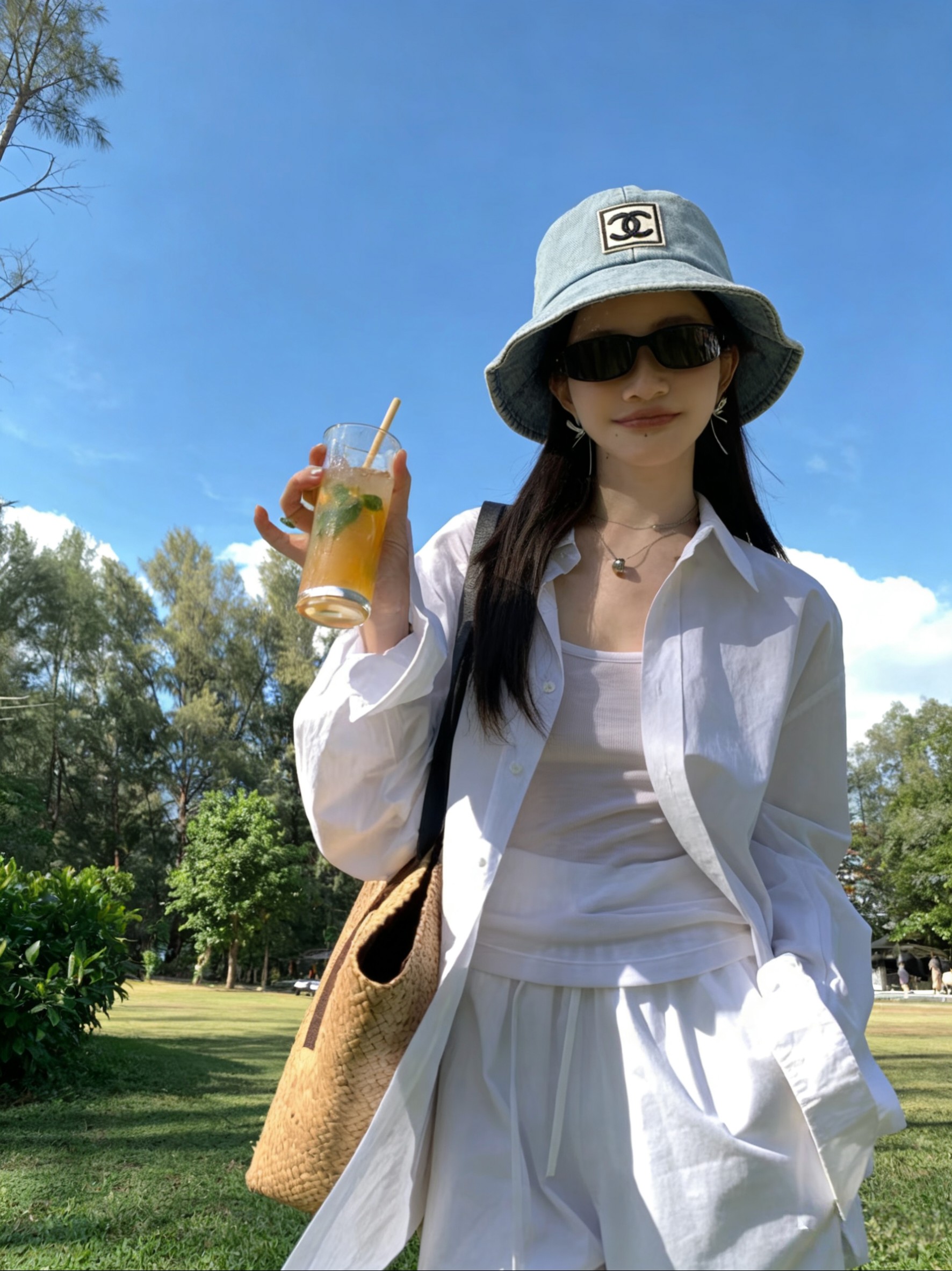 💛配防尘袋【Chanel香奈儿】2026新款不规则圆顶小香风渔夫帽，🔆百搭日常款～休闲出街#