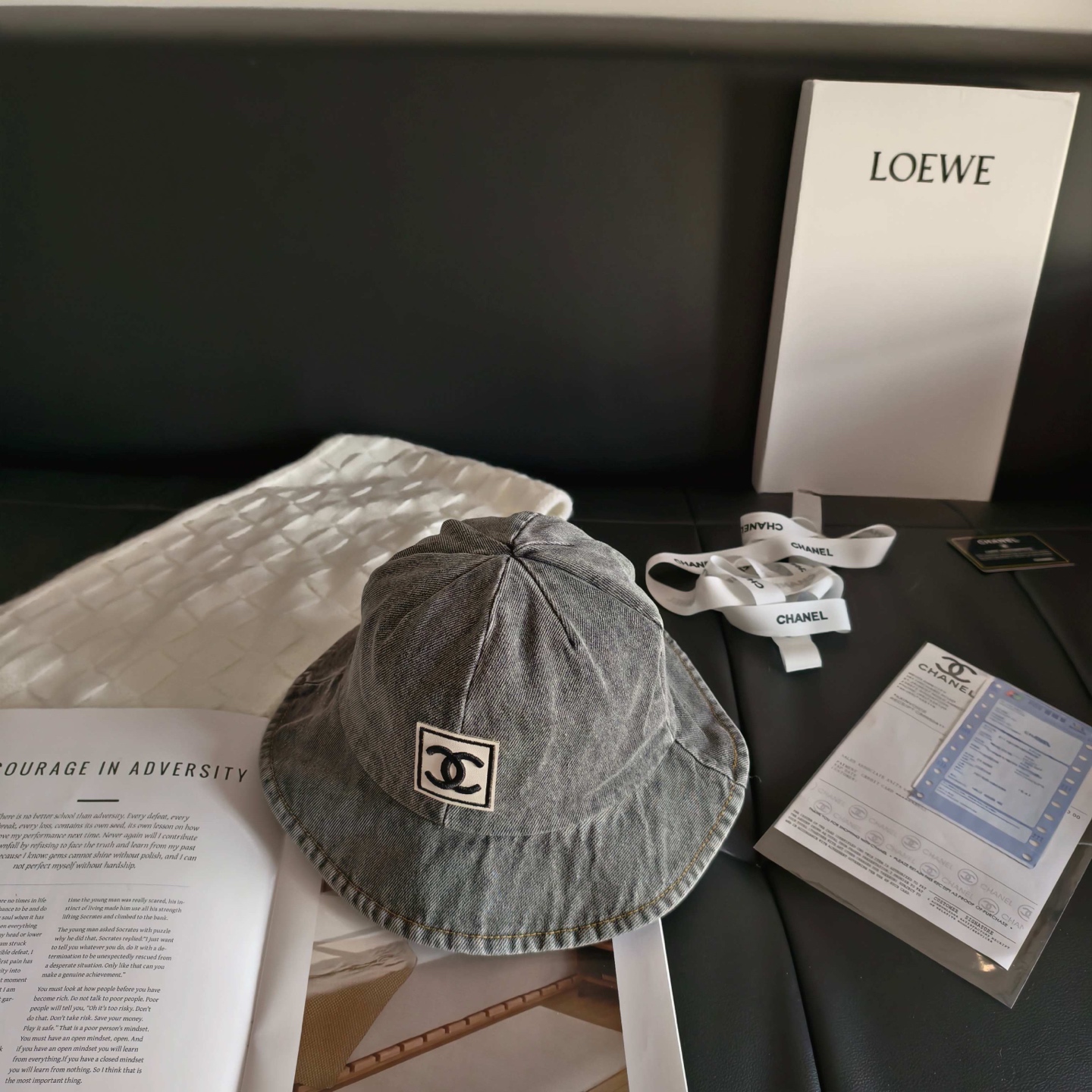 💛配防尘袋【Chanel香奈儿】2026新款不规则圆顶小香风渔夫帽，🔆百搭日常款～休闲出街#