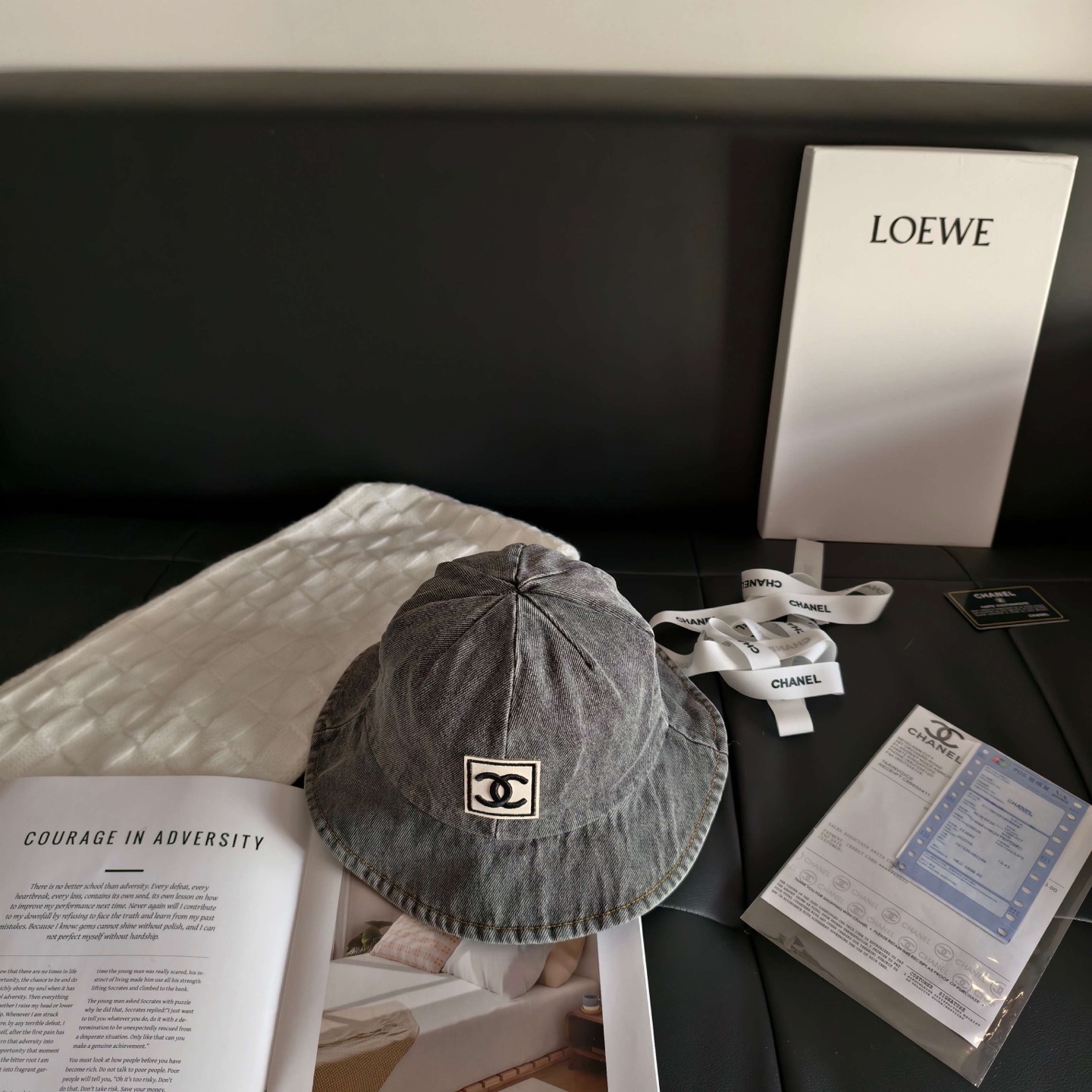 💛配防尘袋【Chanel香奈儿】2026新款不规则圆顶小香风渔夫帽，🔆百搭日常款～休闲出街#