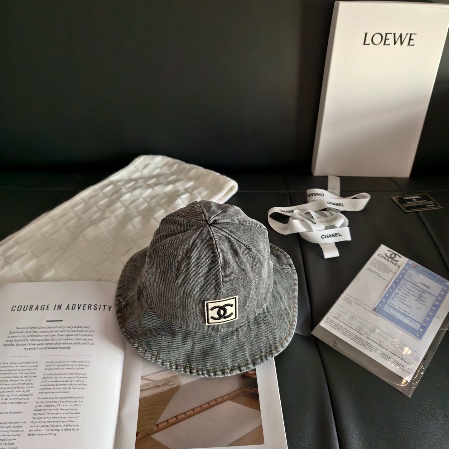 💛配防尘袋【Chanel香奈儿】2026新款不规则圆顶小香风渔夫帽，🔆百搭日常款～休闲出街#