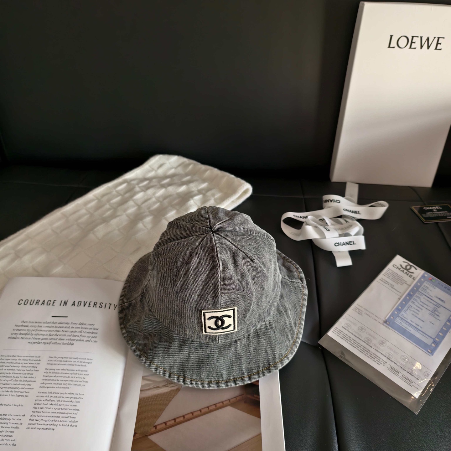 💛配防尘袋【Chanel香奈儿】2026新款不规则圆顶小香风渔夫帽，🔆百搭日常款～休闲出街#