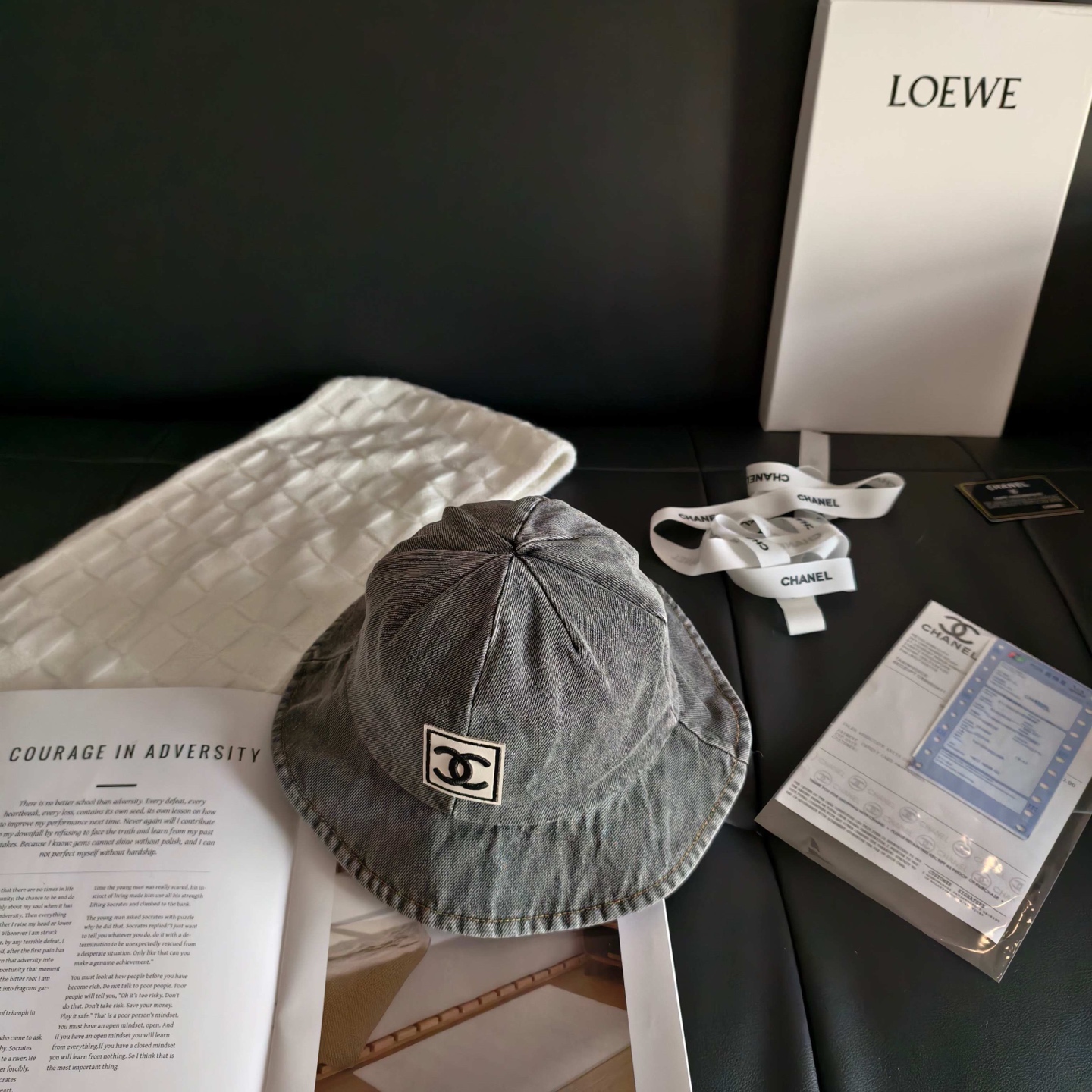 💛配防尘袋【Chanel香奈儿】2026新款不规则圆顶小香风渔夫帽，🔆百搭日常款～休闲出街#