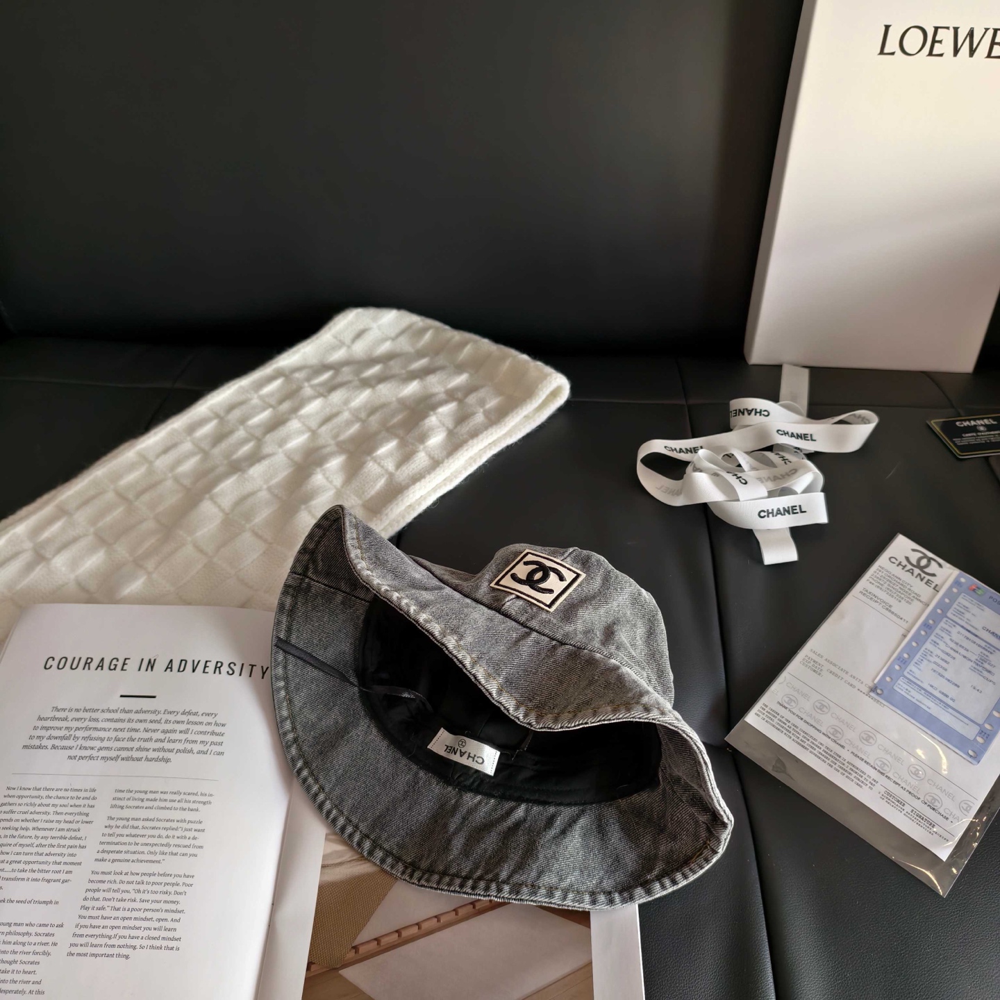 💛配防尘袋【Chanel香奈儿】2026新款不规则圆顶小香风渔夫帽，🔆百搭日常款～休闲出街#