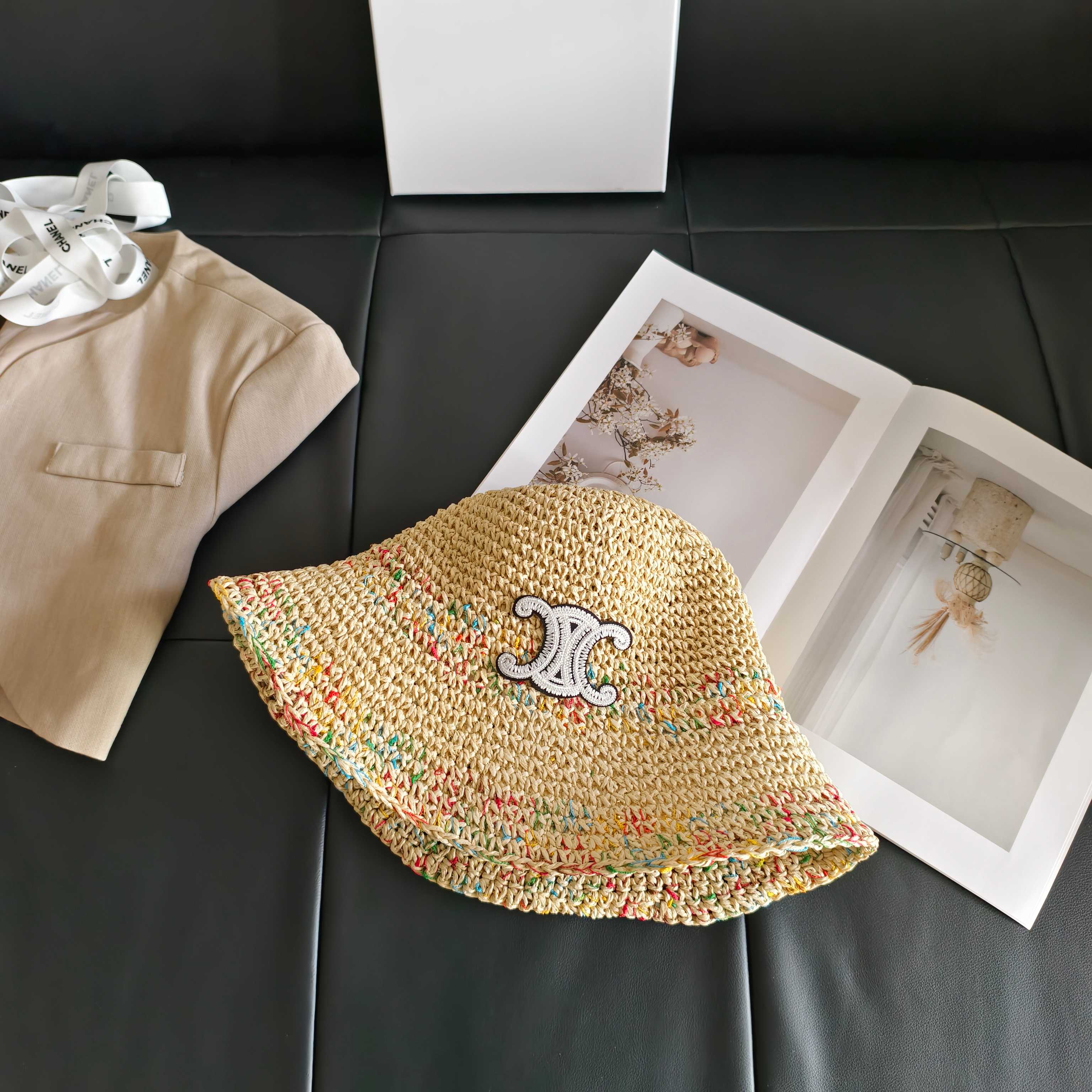 💛配防尘袋【Celine赛琳】2026新款凯旋门编织款渔夫帽，🔆百搭日常款～休闲出街#