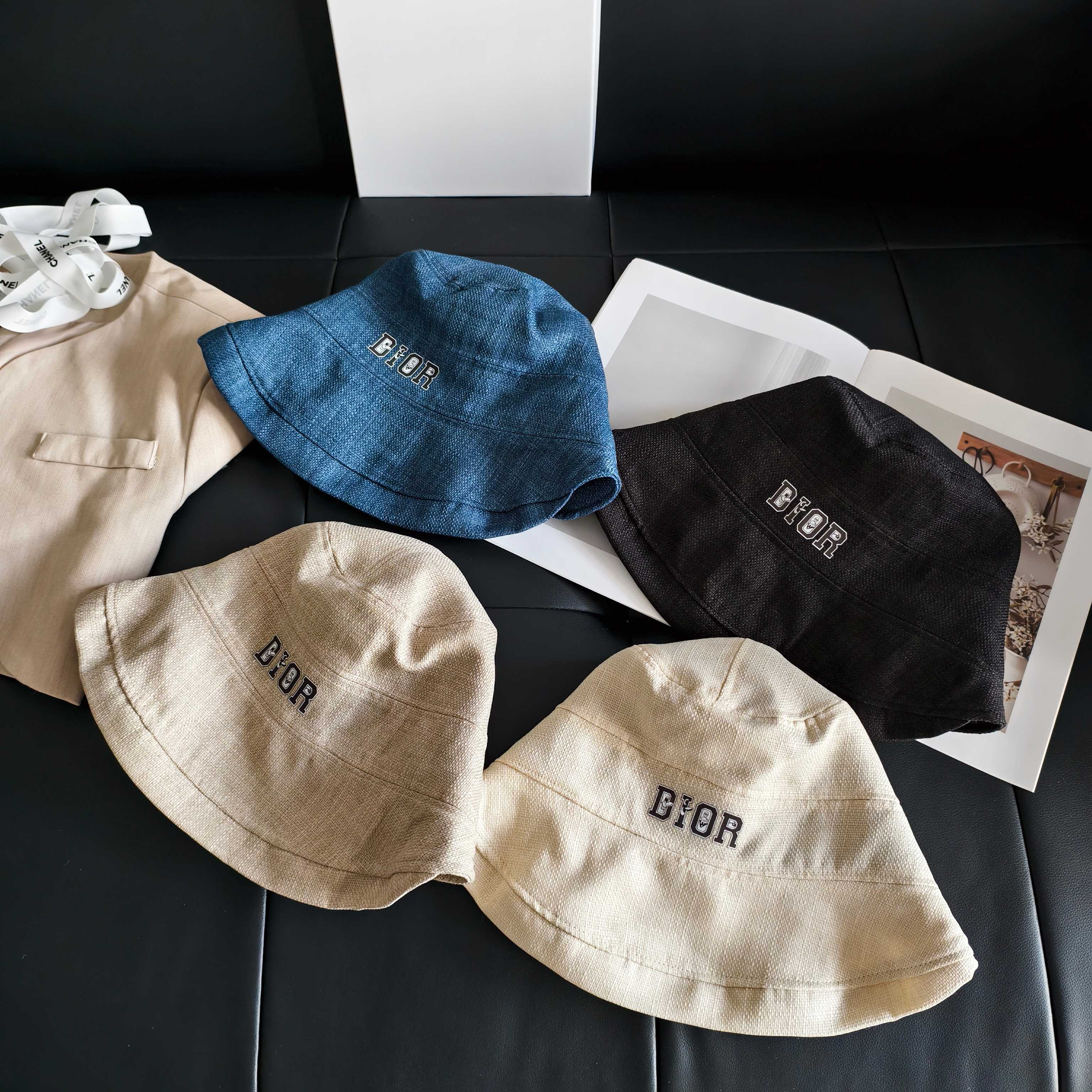 💛配防尘袋【Dior迪奥】2026新款不规则棉麻款渔夫帽，🔆百搭日常款～休闲出街#